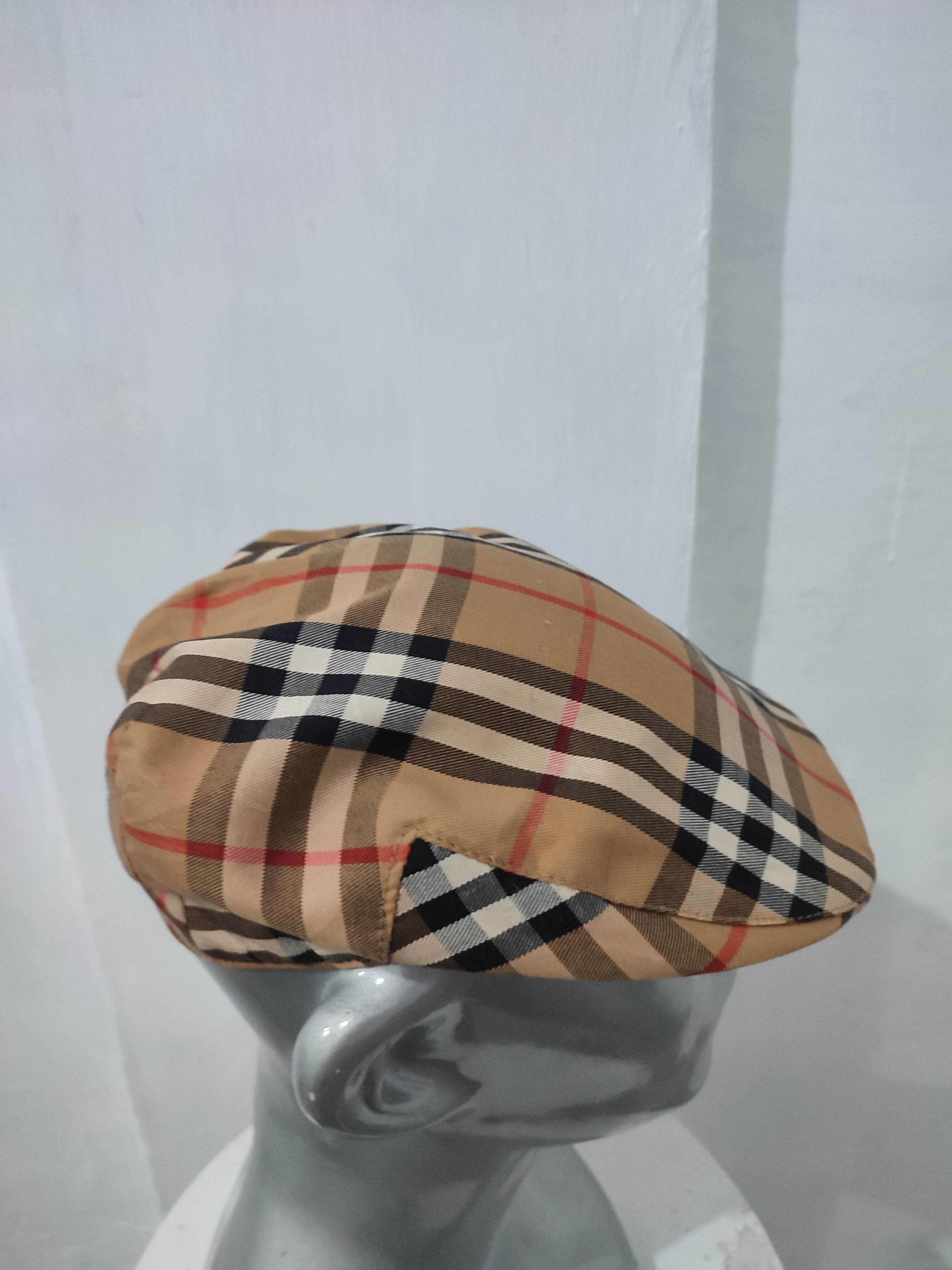 Burberry 🔥Burberry Nova Check Casual Flat Hats Size ONE SIZE - 2 Thumbnail