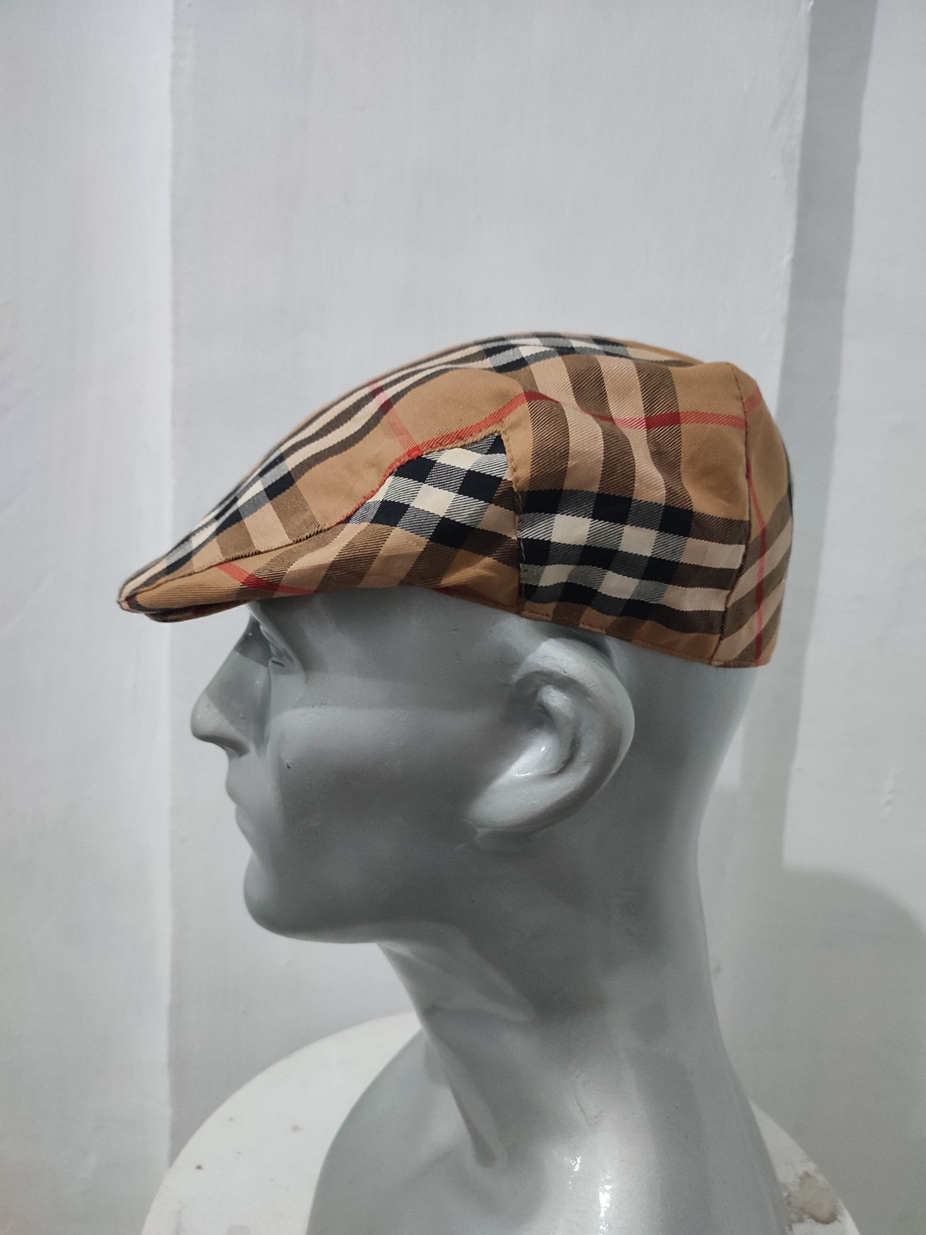 Burberry 🔥Burberry Nova Check Casual Flat Hats Size ONE SIZE - 4 Thumbnail
