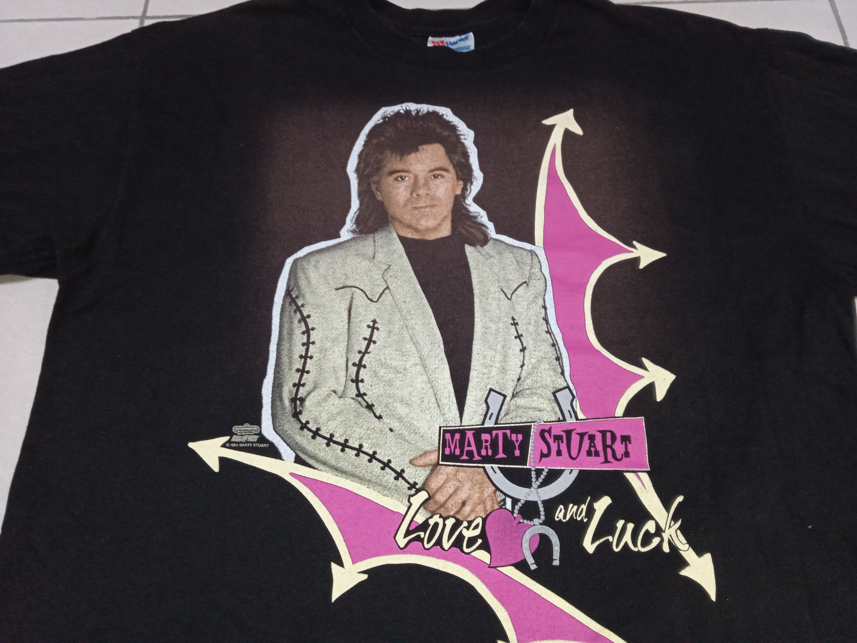 Vintage Vintage 90s Marty Stuart 1994 T Shirt Size US XL / EU 56 / 4 - 6 Thumbnail