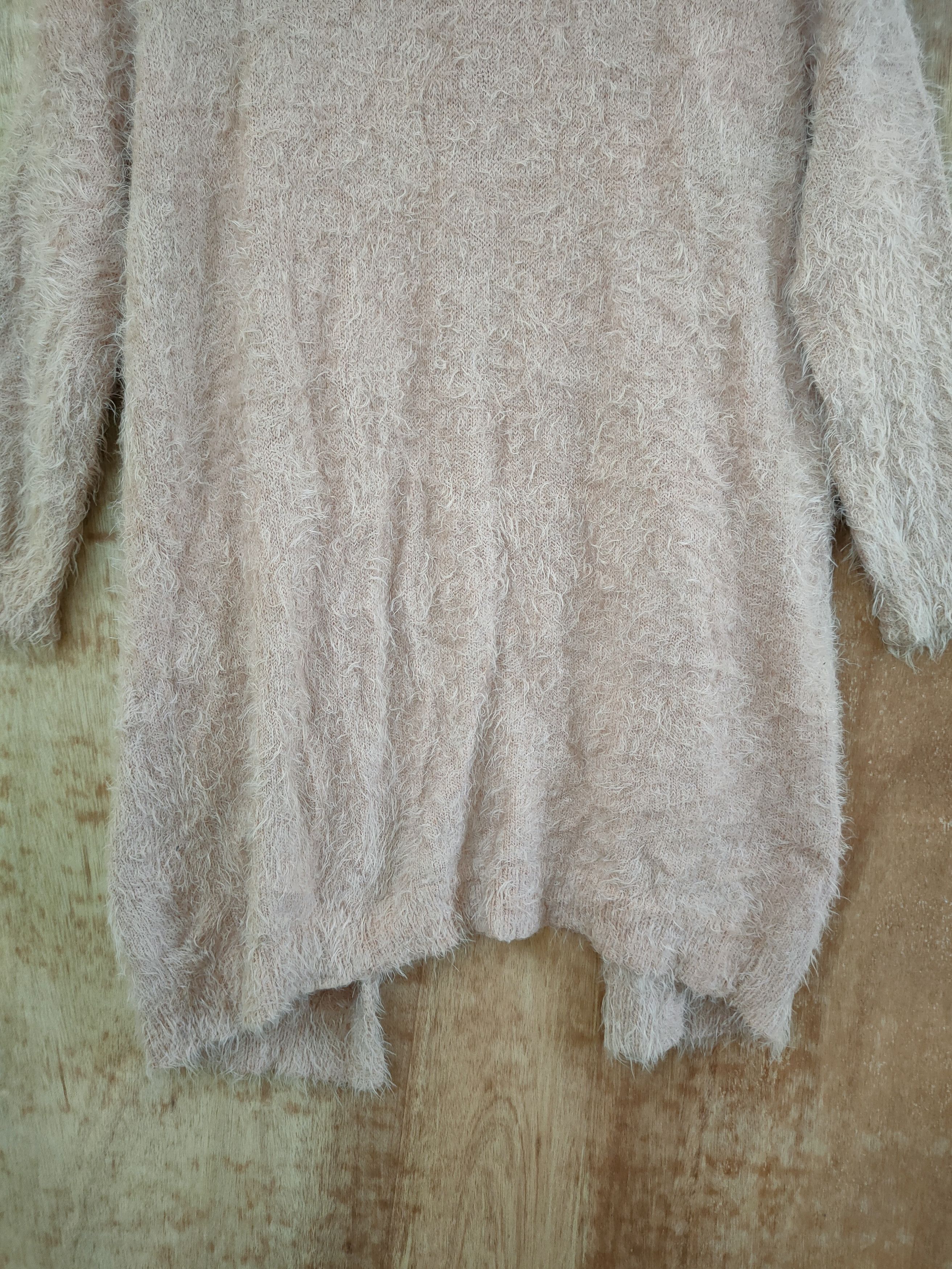 Homespun Knitwear DL Japan cardigan knitwear soft fur mohair shaggy #46-445 Size US M / EU 48-50 / 2 - 8 Thumbnail