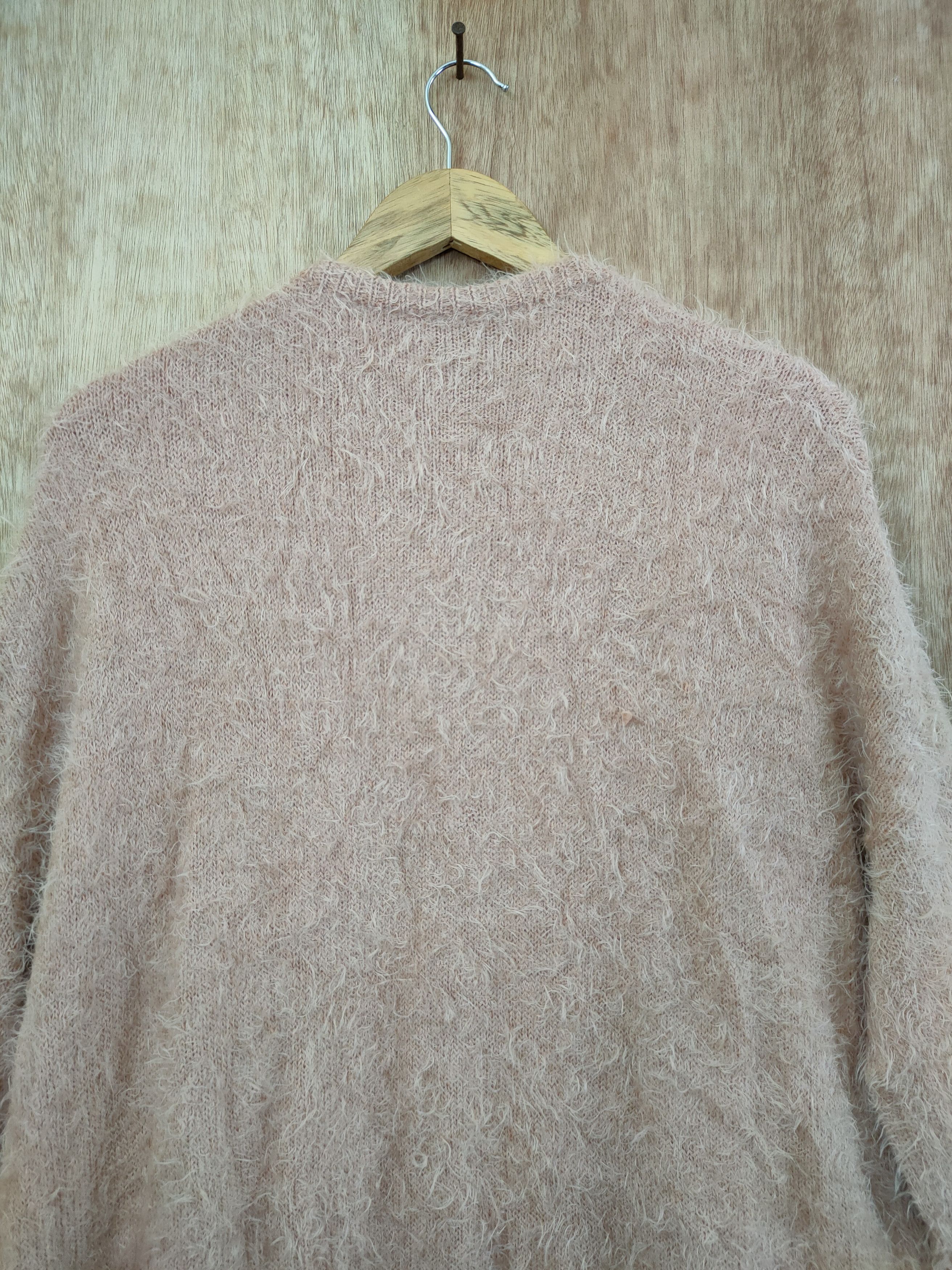 Homespun Knitwear DL Japan cardigan knitwear soft fur mohair shaggy #46-445 Size US M / EU 48-50 / 2 - 9 Thumbnail