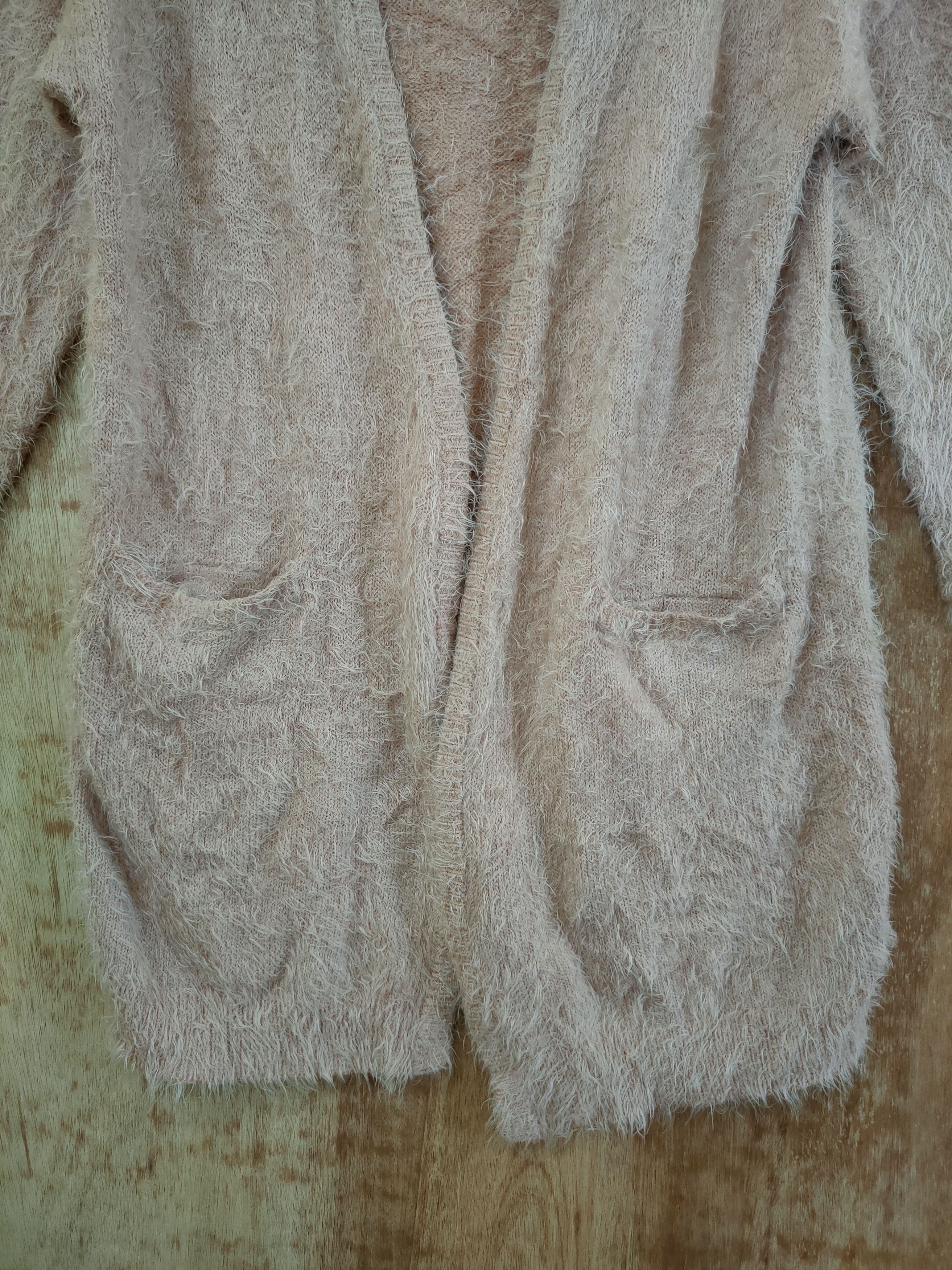 Homespun Knitwear DL Japan cardigan knitwear soft fur mohair shaggy #46-445 Size US M / EU 48-50 / 2 - 2 Thumbnail