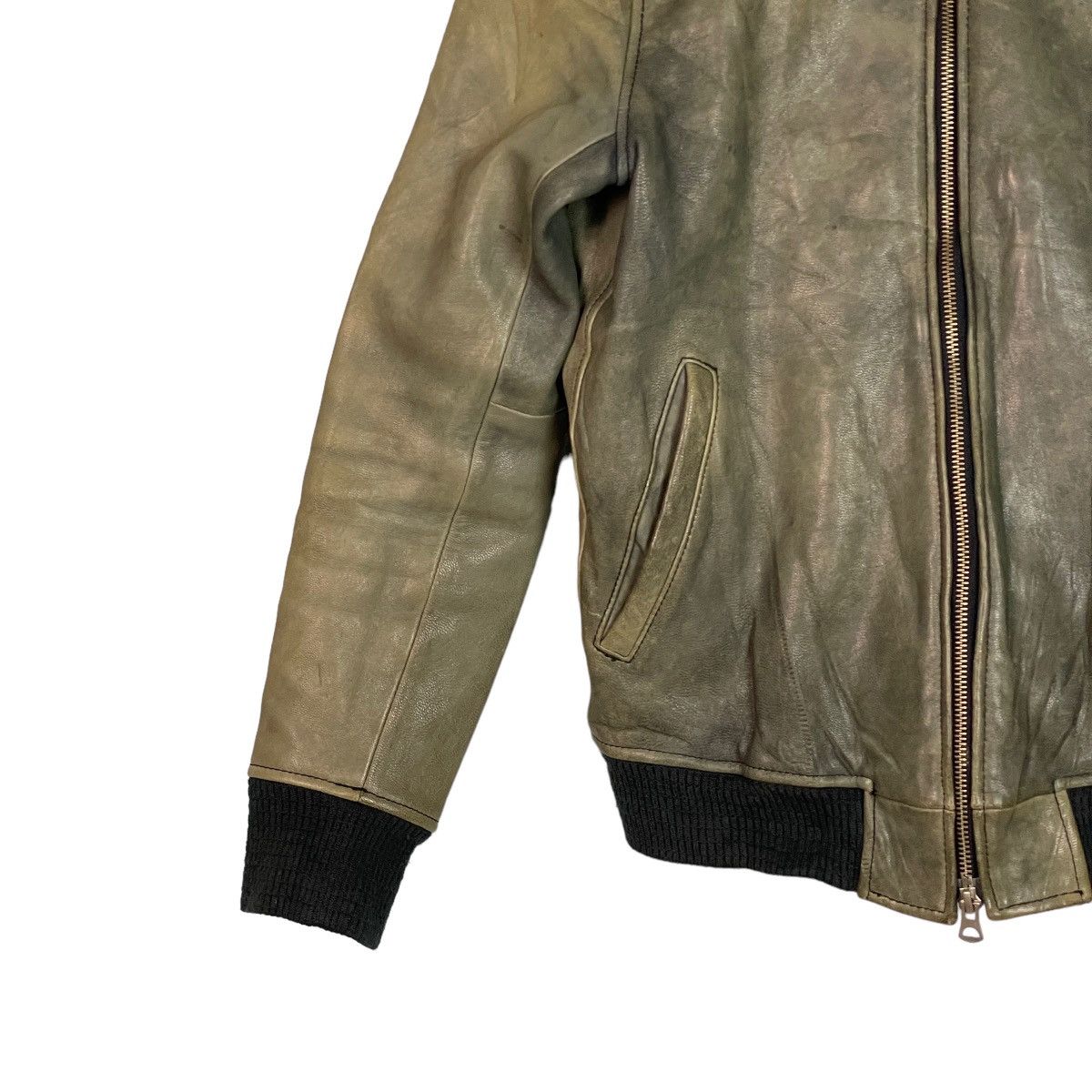 Journal Standard Journal Standard Goat Leather Bomber Jacket Size US M / EU 48-50 / 2 - 2 Thumbnail