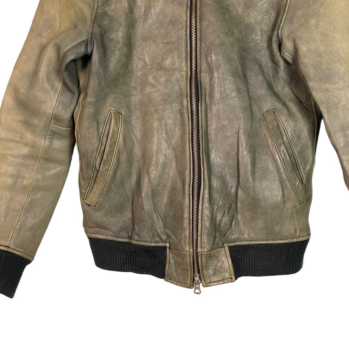 Journal Standard Journal Standard Goat Leather Bomber Jacket Size US M / EU 48-50 / 2 - 5 Thumbnail