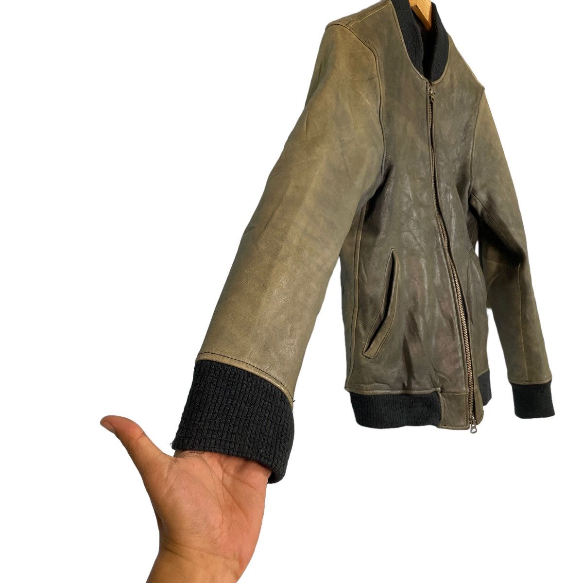 Journal Standard Journal Standard Goat Leather Bomber Jacket Size US M / EU 48-50 / 2 - 6 Thumbnail