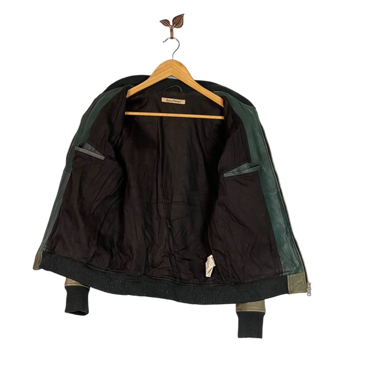 Journal Standard Journal Standard Goat Leather Bomber Jacket Size US M / EU 48-50 / 2 - 13 Thumbnail