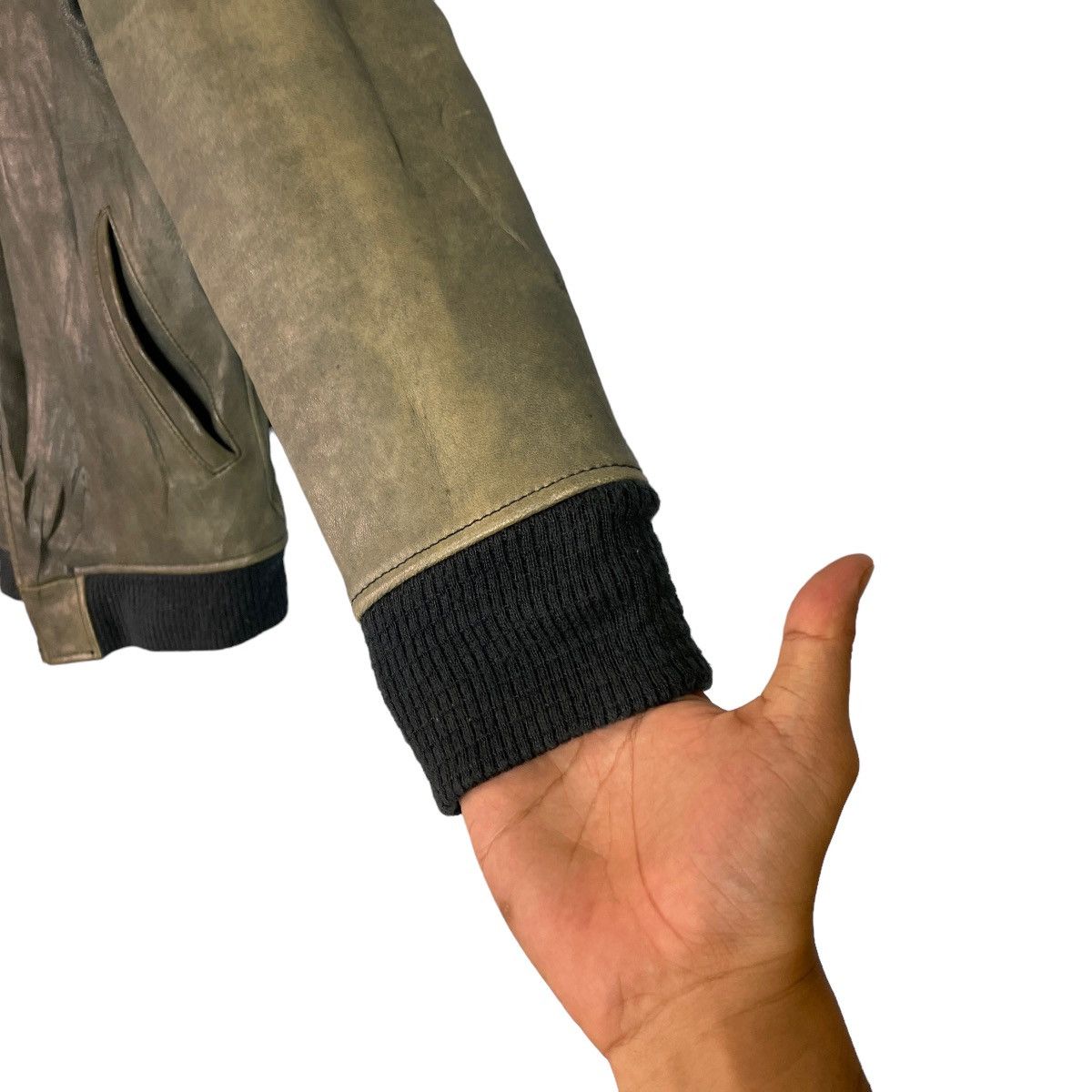 Journal Standard Journal Standard Goat Leather Bomber Jacket Size US M / EU 48-50 / 2 - 10 Thumbnail