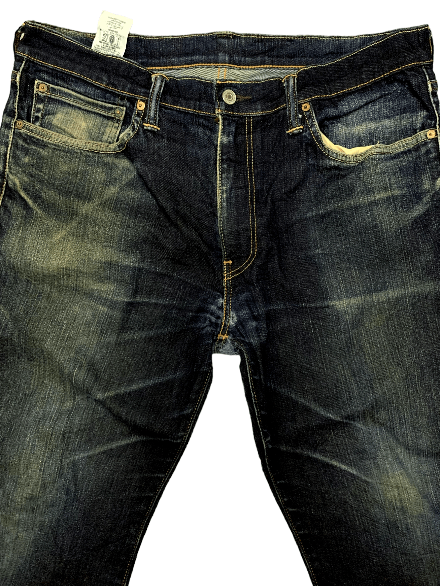 Levi's Vintage Levis 511 Faded Mud Wash Distressed Jeans Size US 36 / EU 52 - 5 Thumbnail