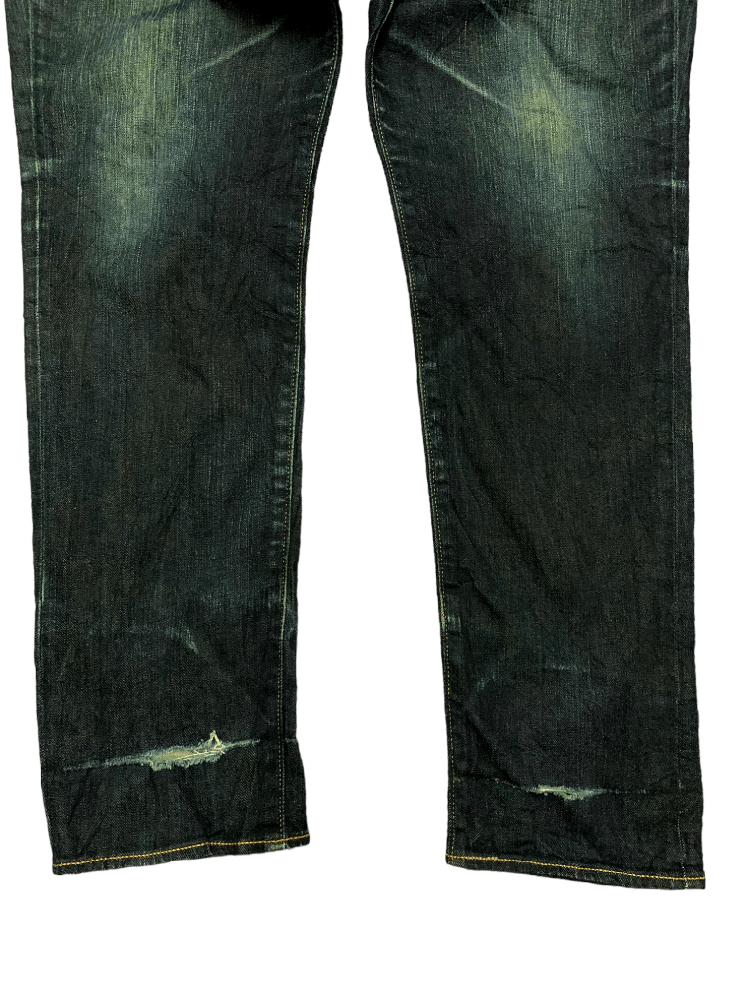Levi's Vintage Levis 511 Faded Mud Wash Distressed Jeans Size US 36 / EU 52 - 6 Thumbnail