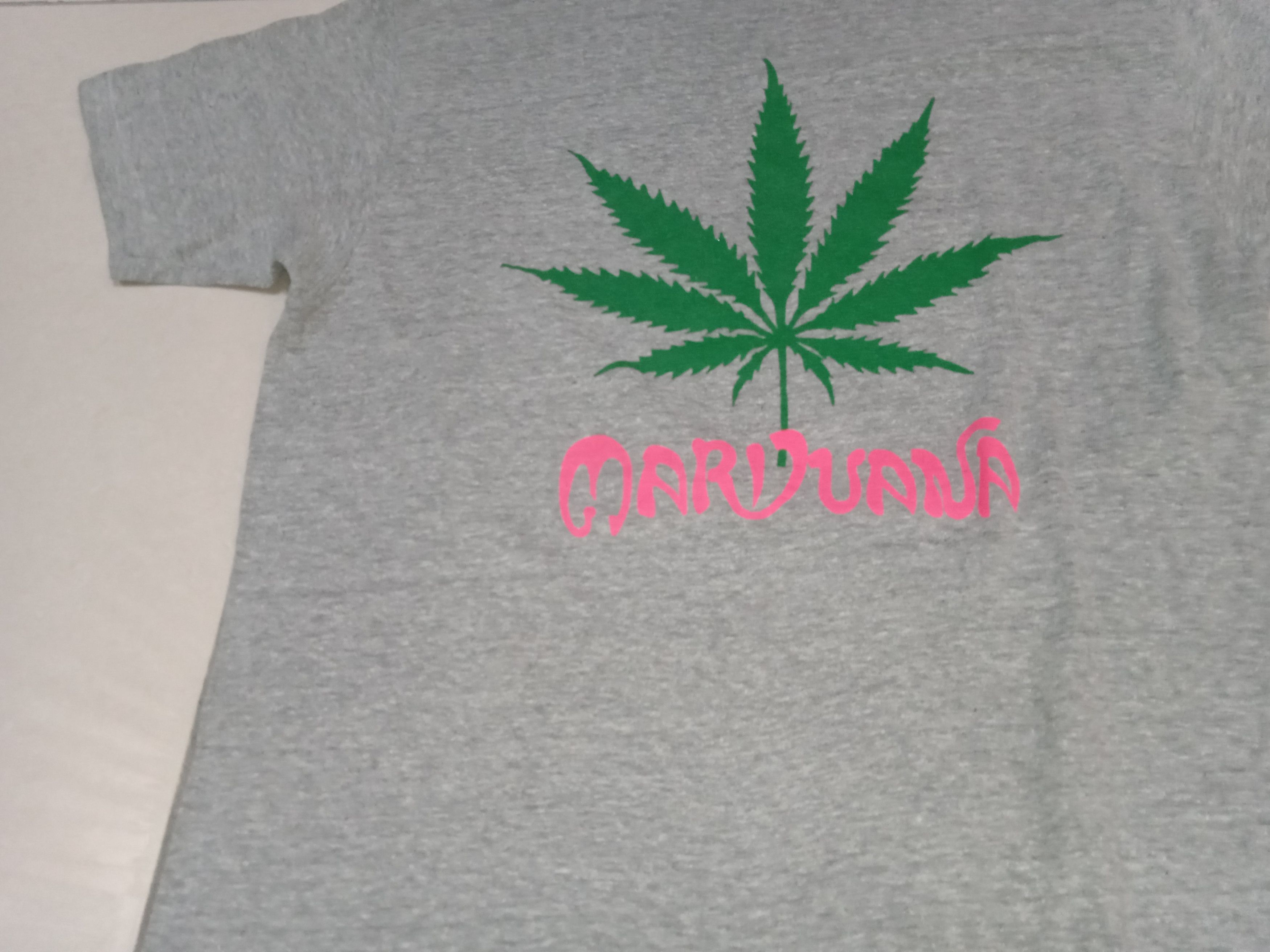 Other Vintage Marijuana T Shirt 90s Weed Size US L / EU 52-54 / 3 - 4 Thumbnail