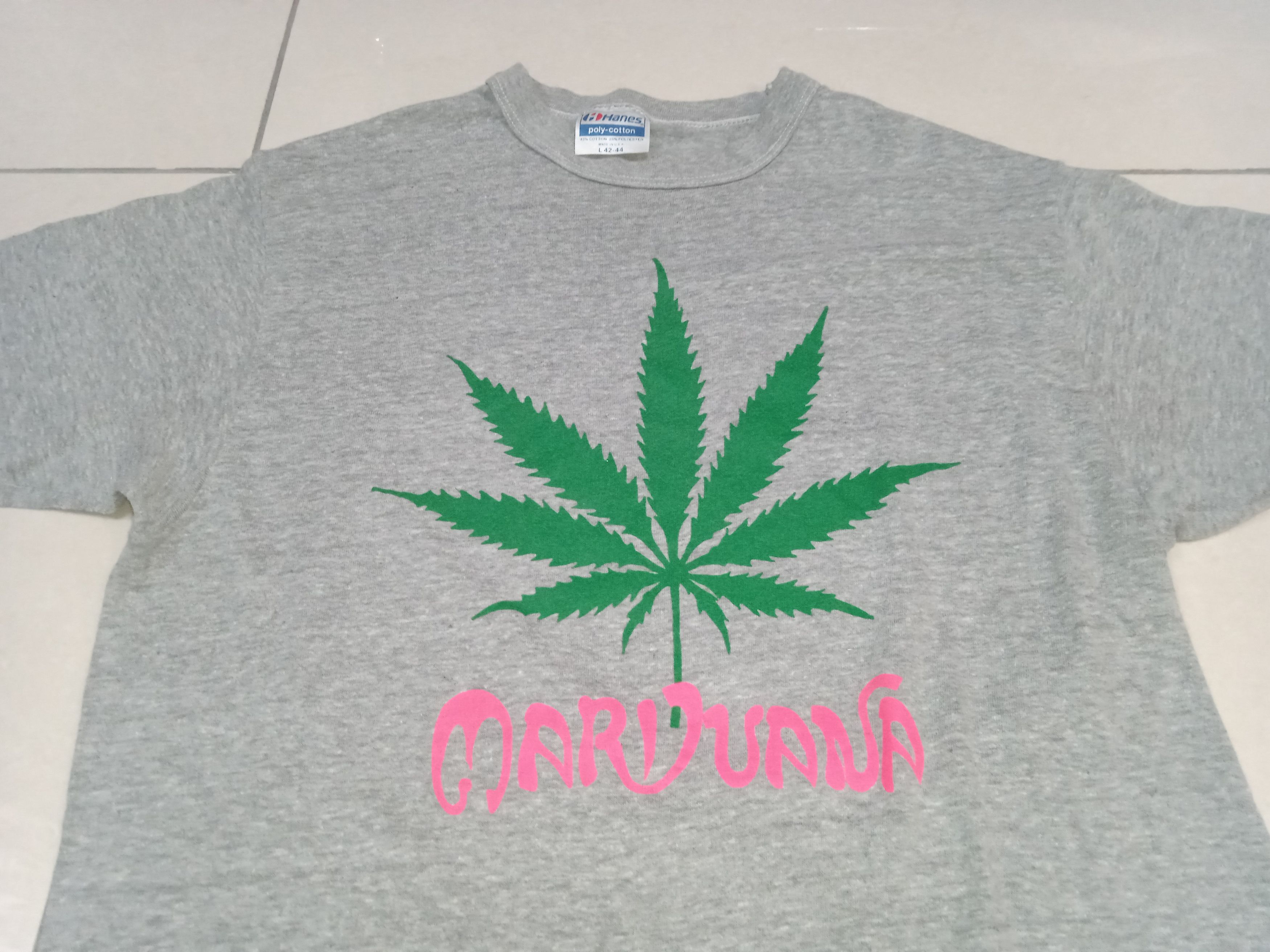 Other Vintage Marijuana T Shirt 90s Weed Size US L / EU 52-54 / 3 - 5 Thumbnail
