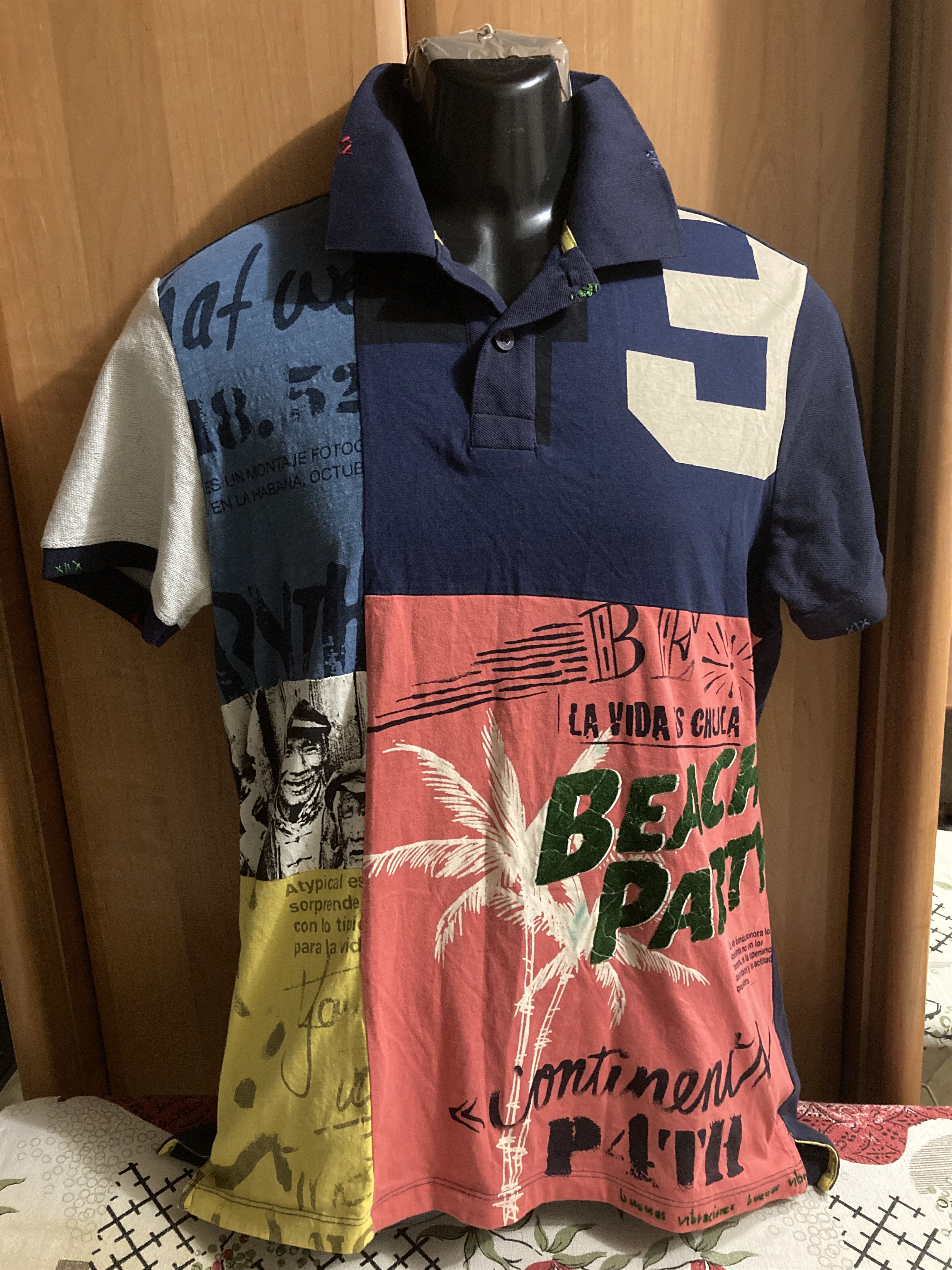 Desigual Desigual Pakaian Jadi Pria Art Polo Size US S / EU 44-46 / 1 - 1 Thumbnail