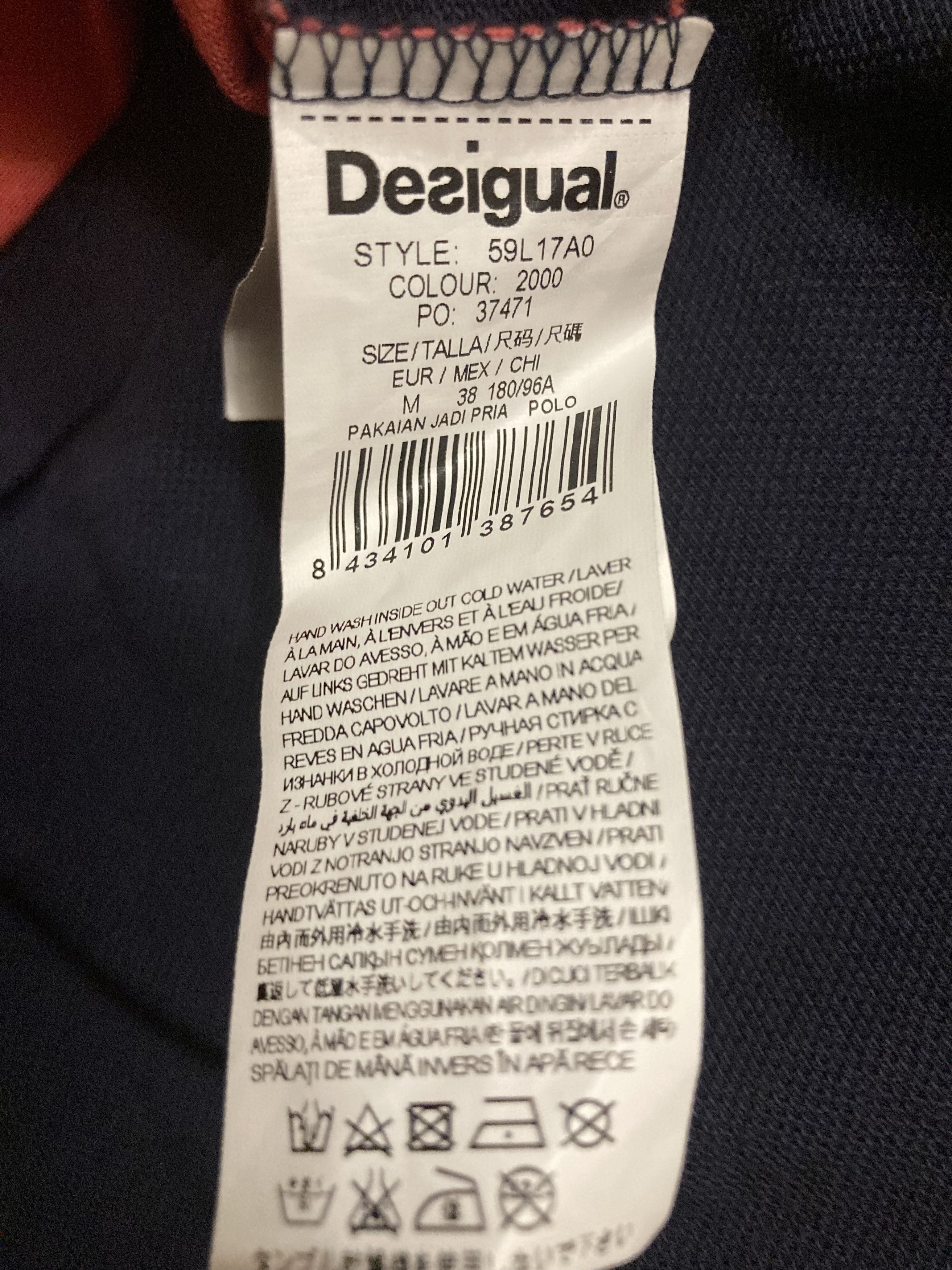 Desigual Desigual Pakaian Jadi Pria Art Polo Size US S / EU 44-46 / 1 - 6 Thumbnail