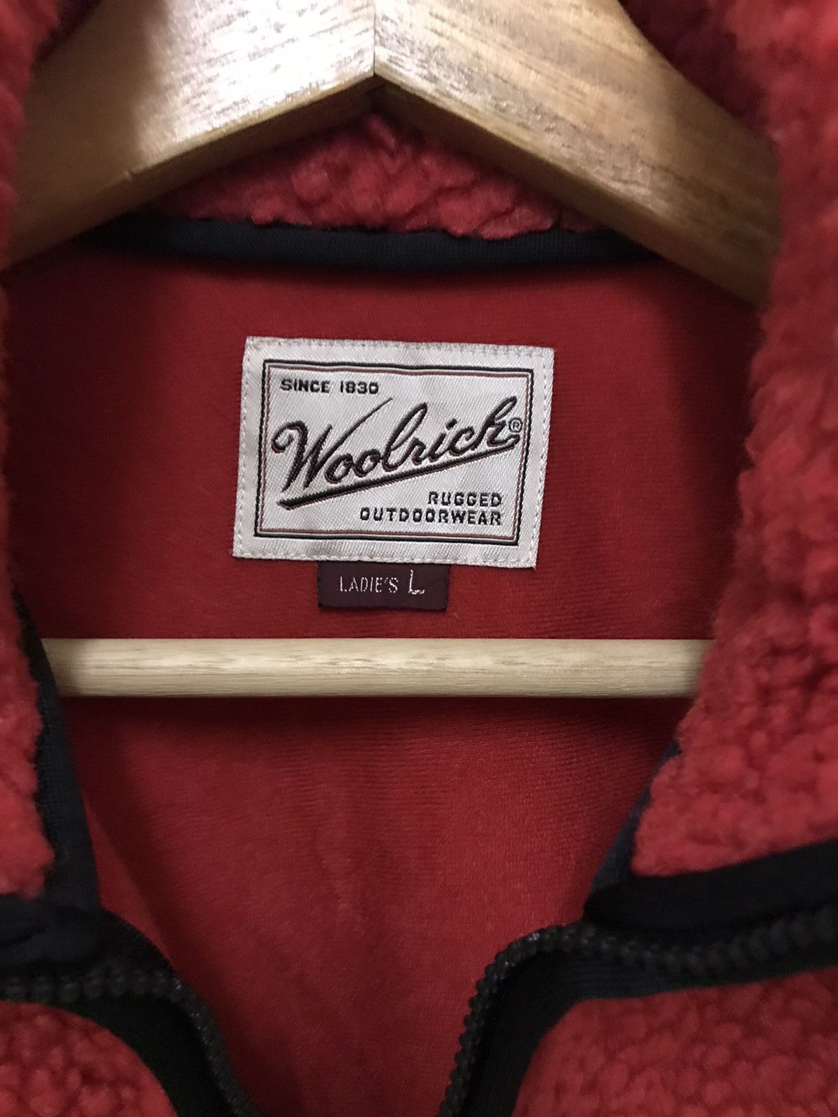 Vintage × Woolrich Woolen Mills Vintage Woolrich Outdoor Wear Ladies Fleece Jacket Size ONE SIZE - 8 Thumbnail