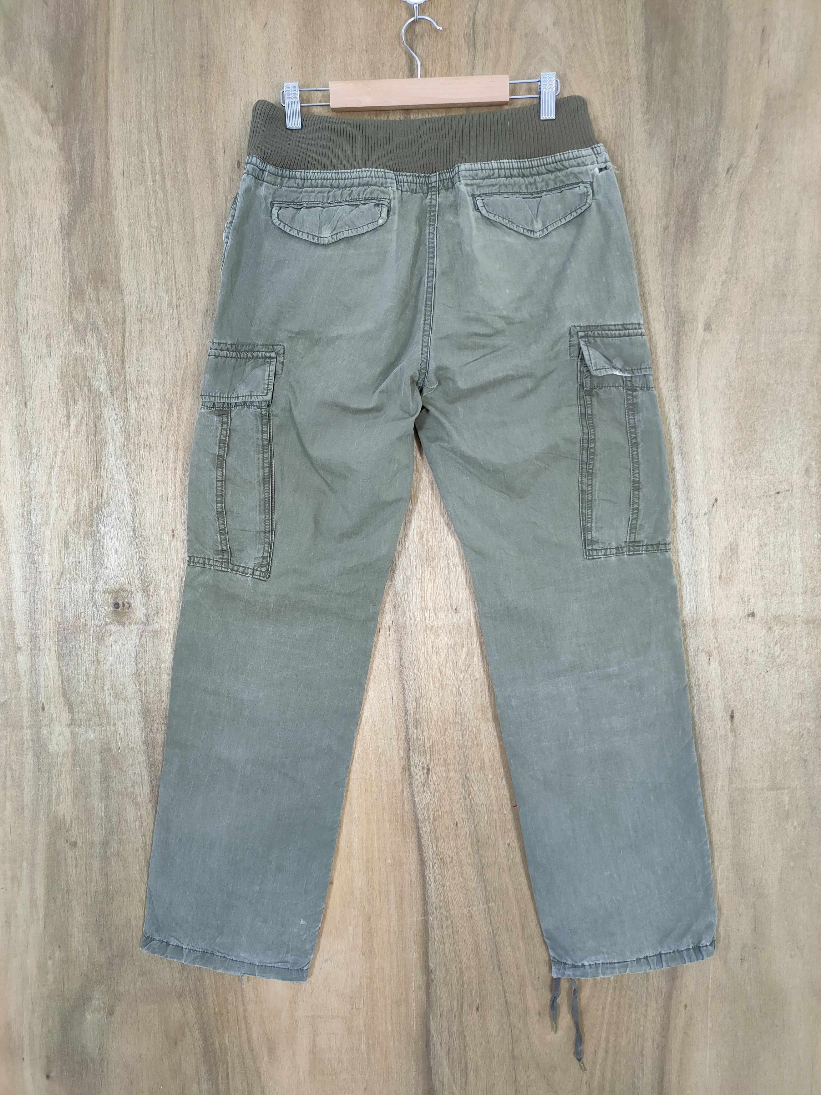 Japanese Brand VINTAGE GOA SPRING WAIST FADED CARGO PANTS Size US 32 / EU 48 - 9 Thumbnail