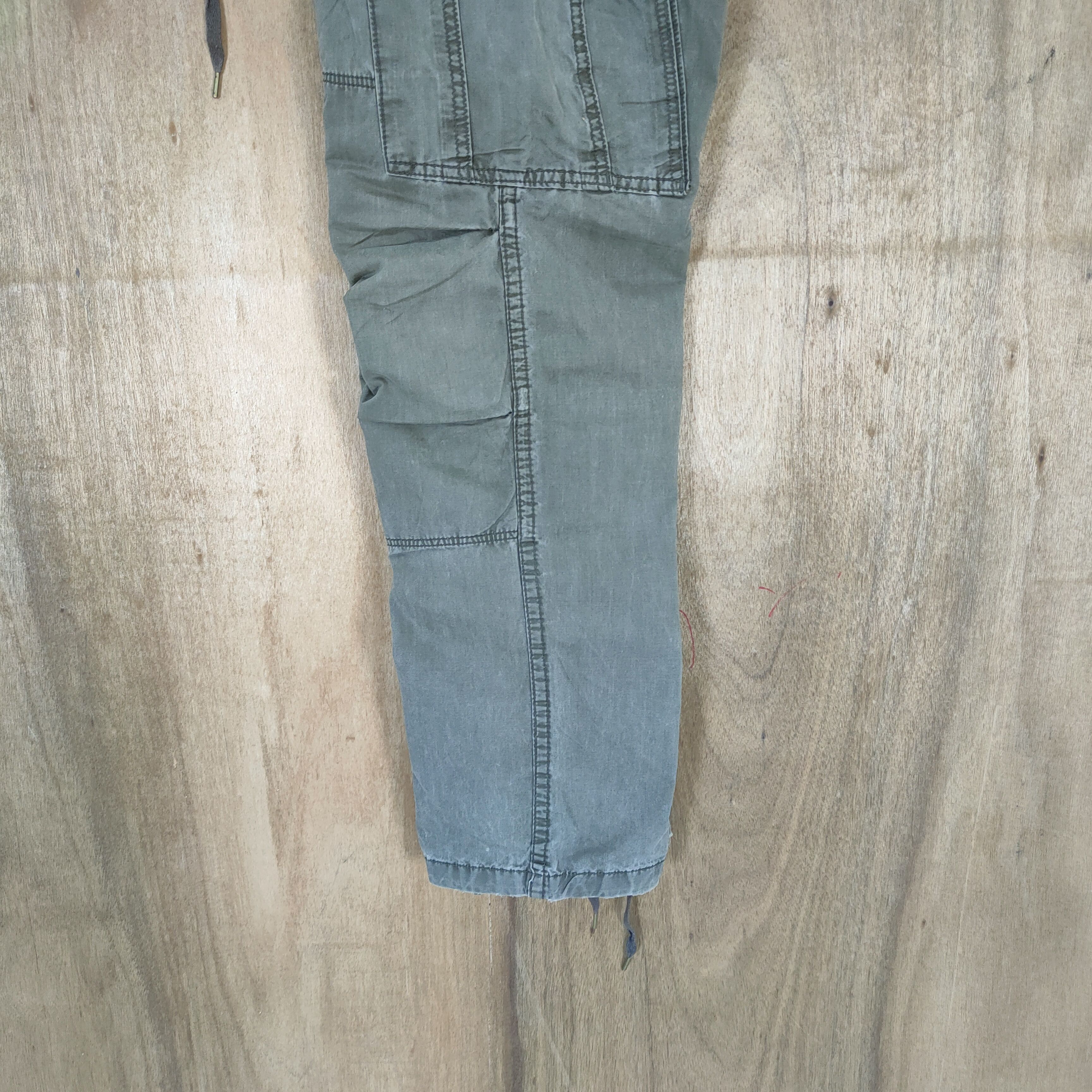 Japanese Brand VINTAGE GOA SPRING WAIST FADED CARGO PANTS Size US 32 / EU 48 - 14 Thumbnail