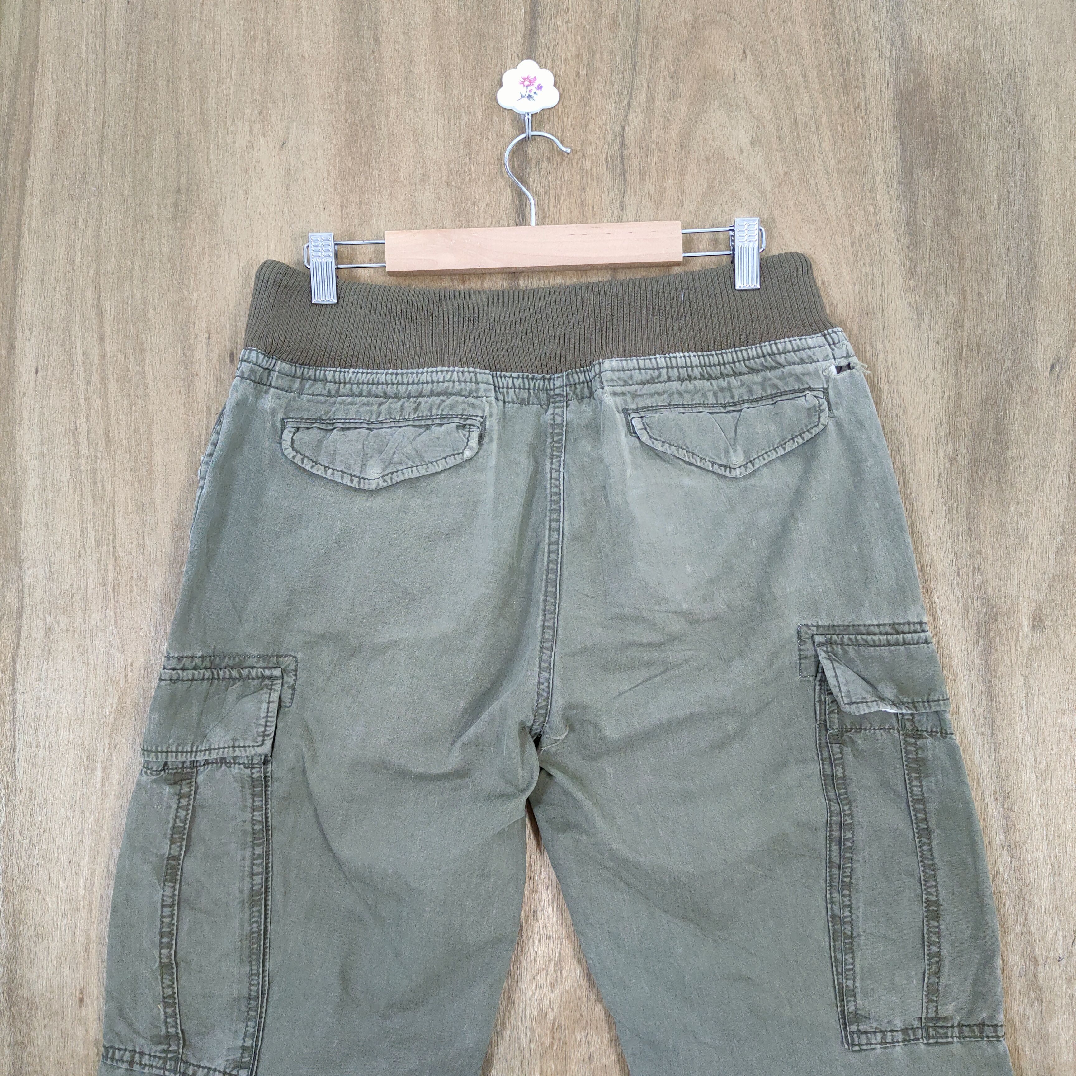 Japanese Brand VINTAGE GOA SPRING WAIST FADED CARGO PANTS Size US 32 / EU 48 - 10 Thumbnail
