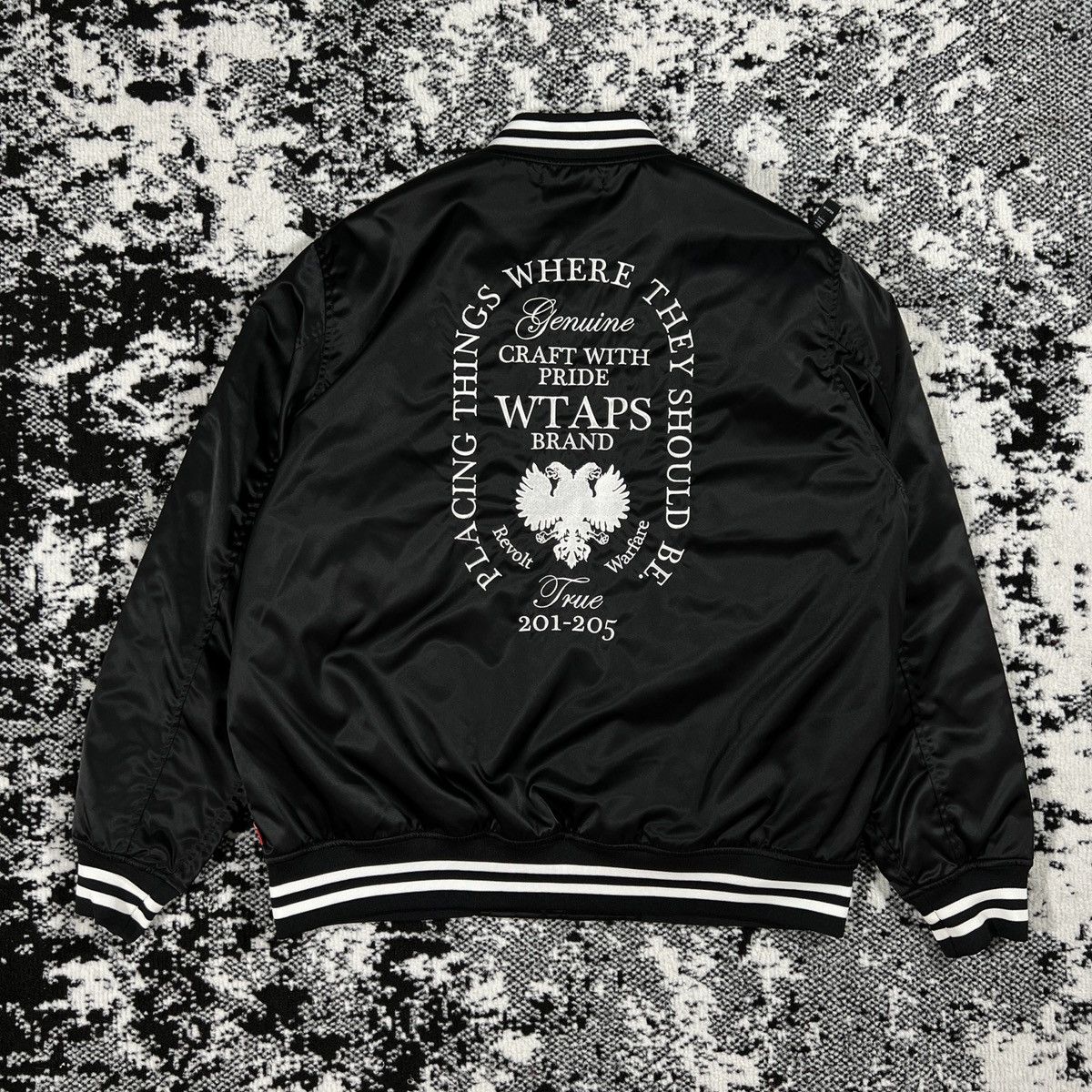 Wtaps WTAPS TEAM VARSITY JACKET NYLON TWILL 2017 | Grailed