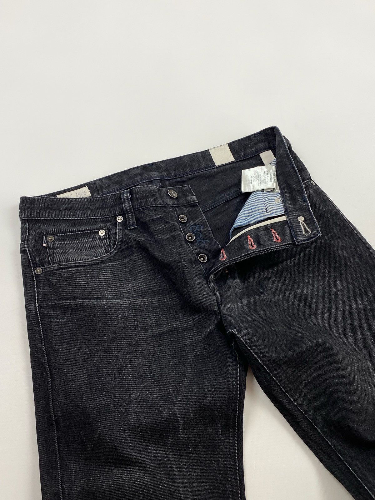 Salvage IMjiT 35020 Manufactus Salvage Washed Black Jeans Size US 33 - 6 Thumbnail