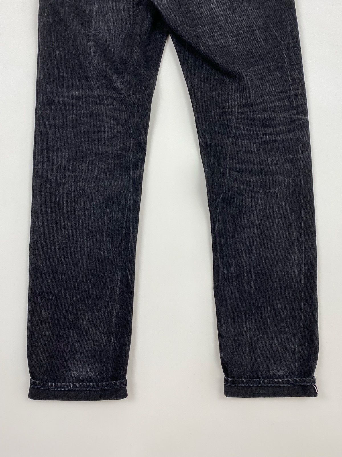 Salvage IMjiT 35020 Manufactus Salvage Washed Black Jeans Size US 33 - 15 Thumbnail
