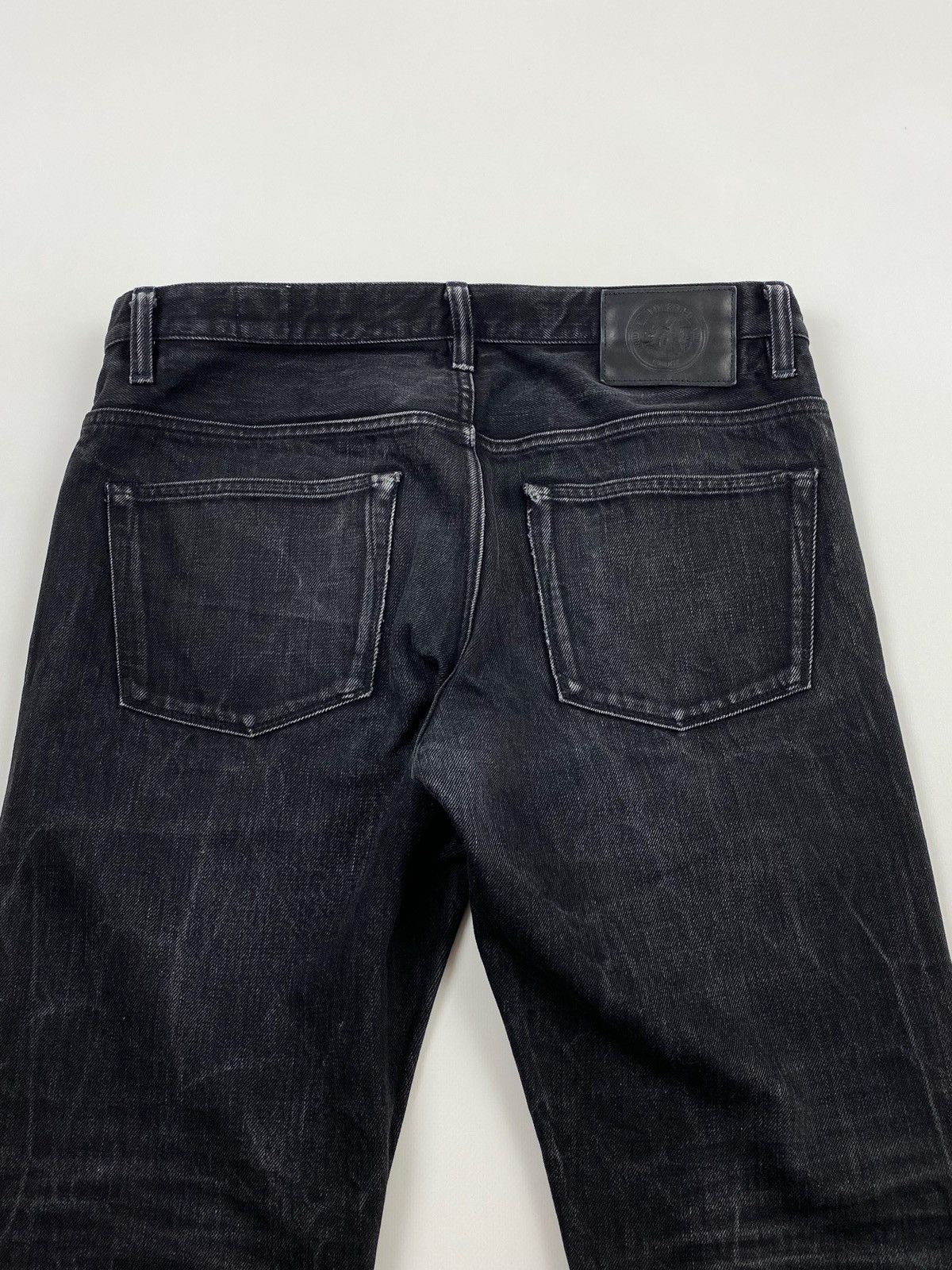 Salvage IMjiT 35020 Manufactus Salvage Washed Black Jeans Size US 33 - 13 Thumbnail