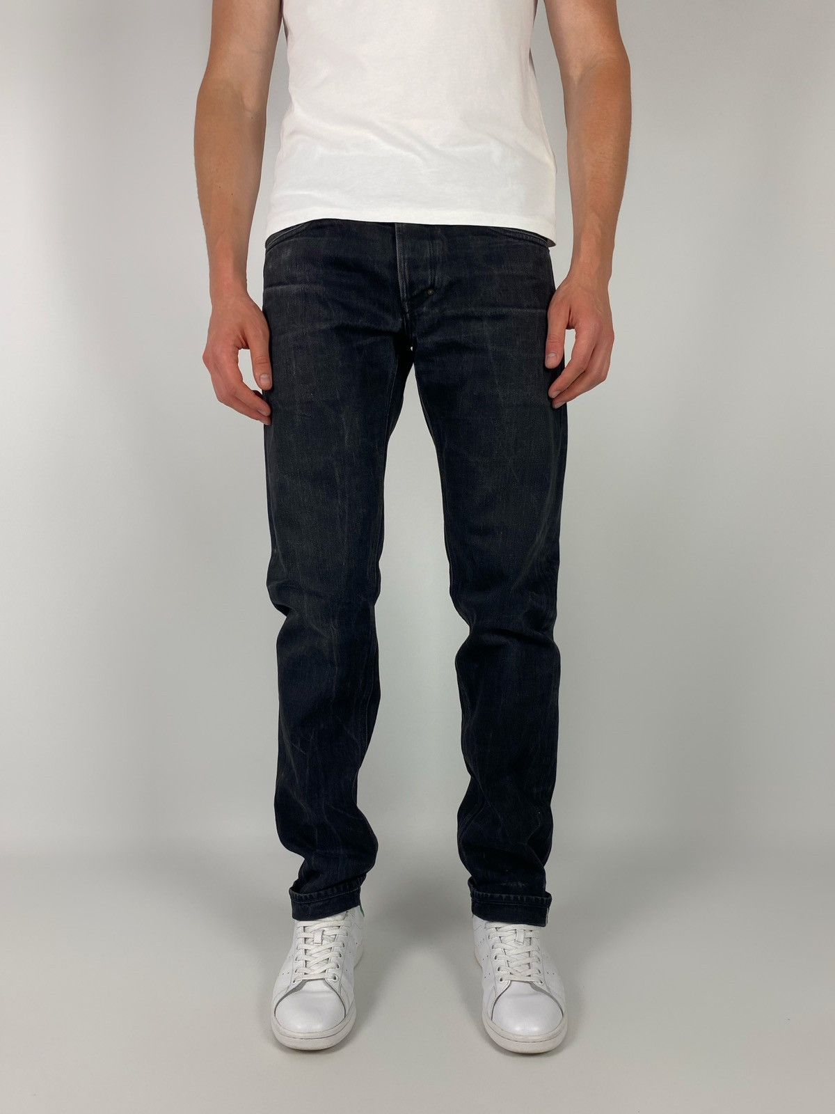 Salvage IMjiT 35020 Manufactus Salvage Washed Black Jeans Size US 33 - 1 Thumbnail