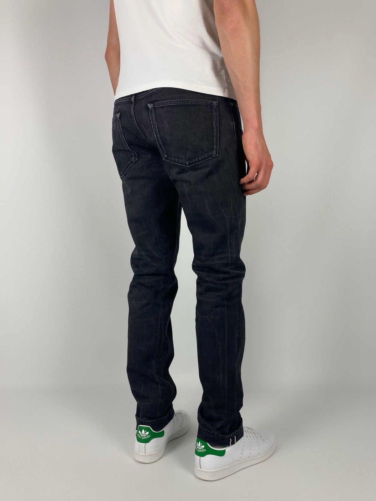 Salvage IMjiT 35020 Manufactus Salvage Washed Black Jeans Size US 33 - 2 Thumbnail
