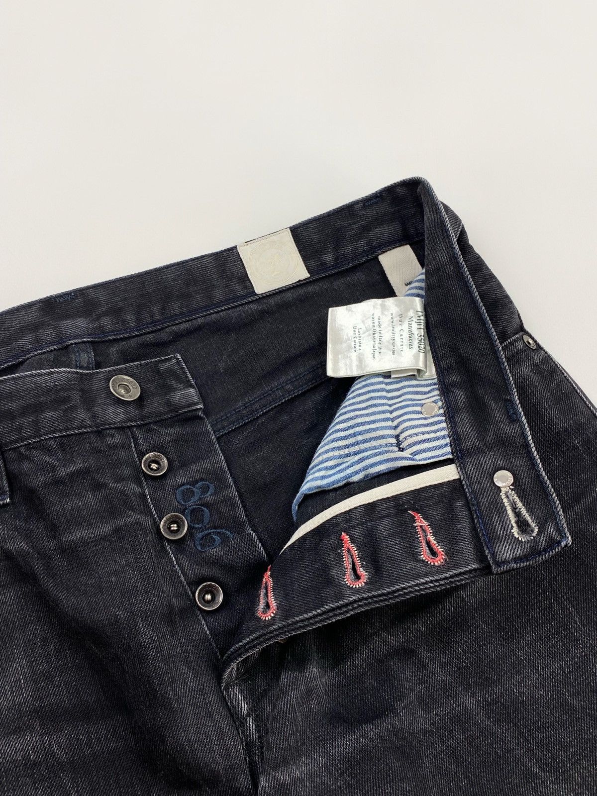 Salvage IMjiT 35020 Manufactus Salvage Washed Black Jeans Size US 33 - 7 Thumbnail