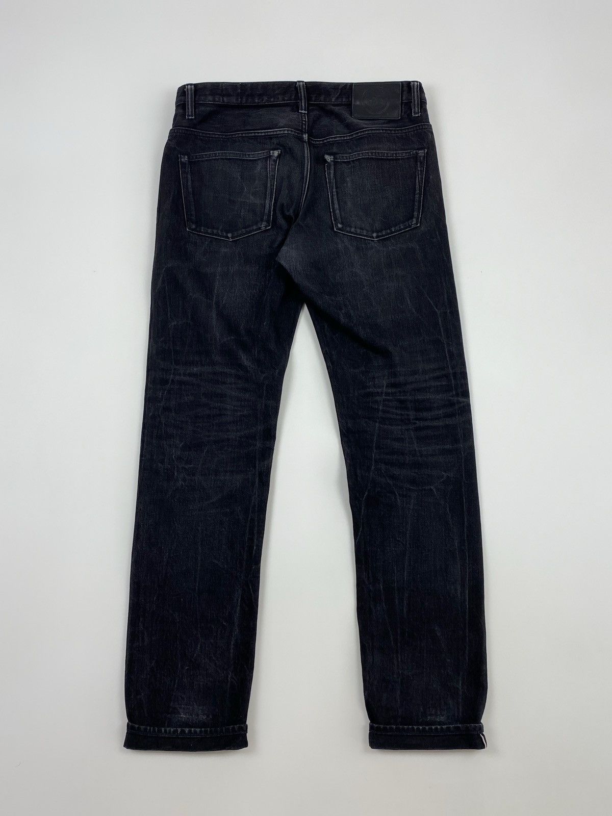 Salvage IMjiT 35020 Manufactus Salvage Washed Black Jeans Size US 33 - 12 Thumbnail