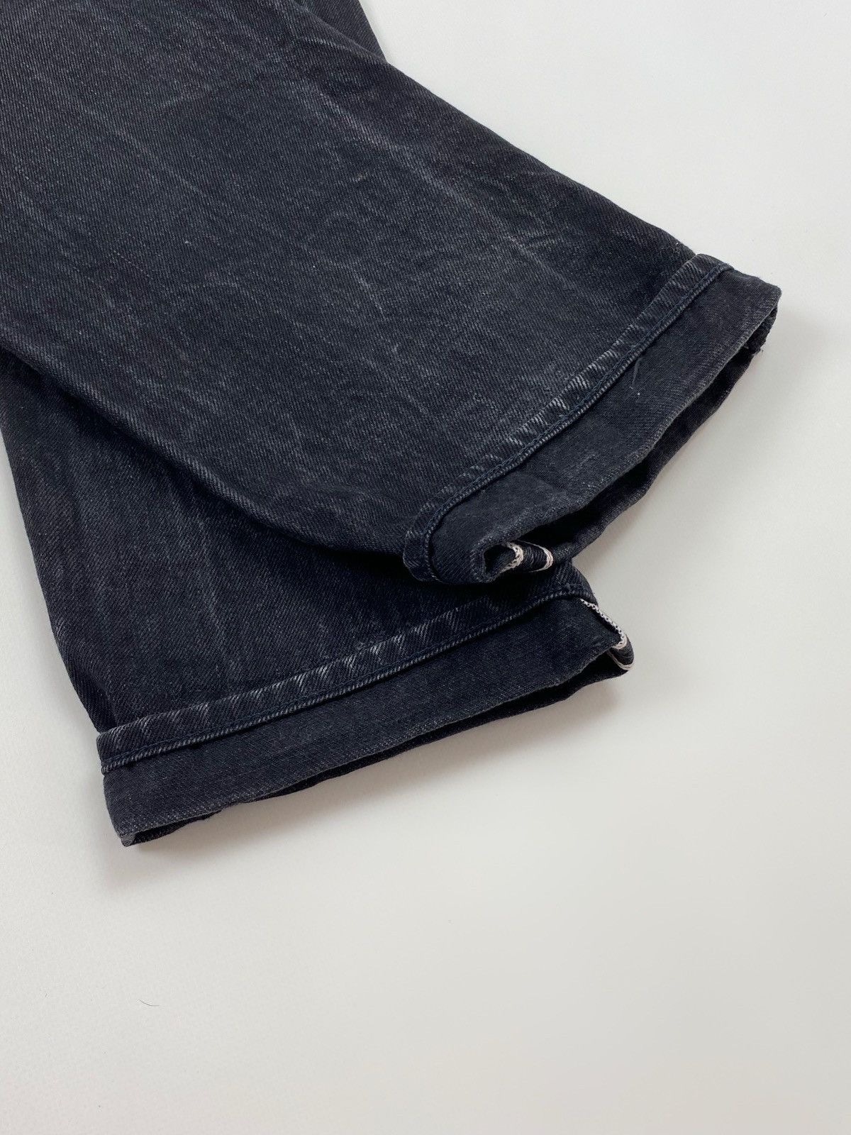 Salvage IMjiT 35020 Manufactus Salvage Washed Black Jeans Size US 33 - 17 Thumbnail