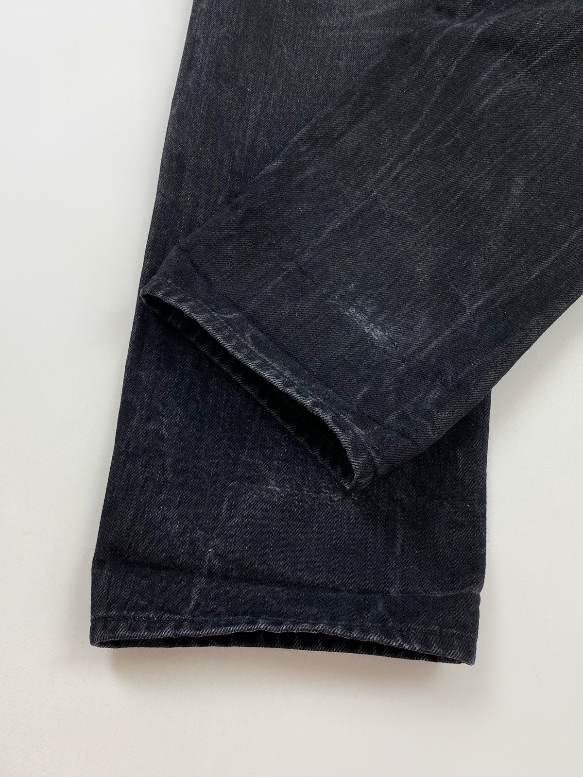 Salvage IMjiT 35020 Manufactus Salvage Washed Black Jeans Size US 33 - 16 Thumbnail