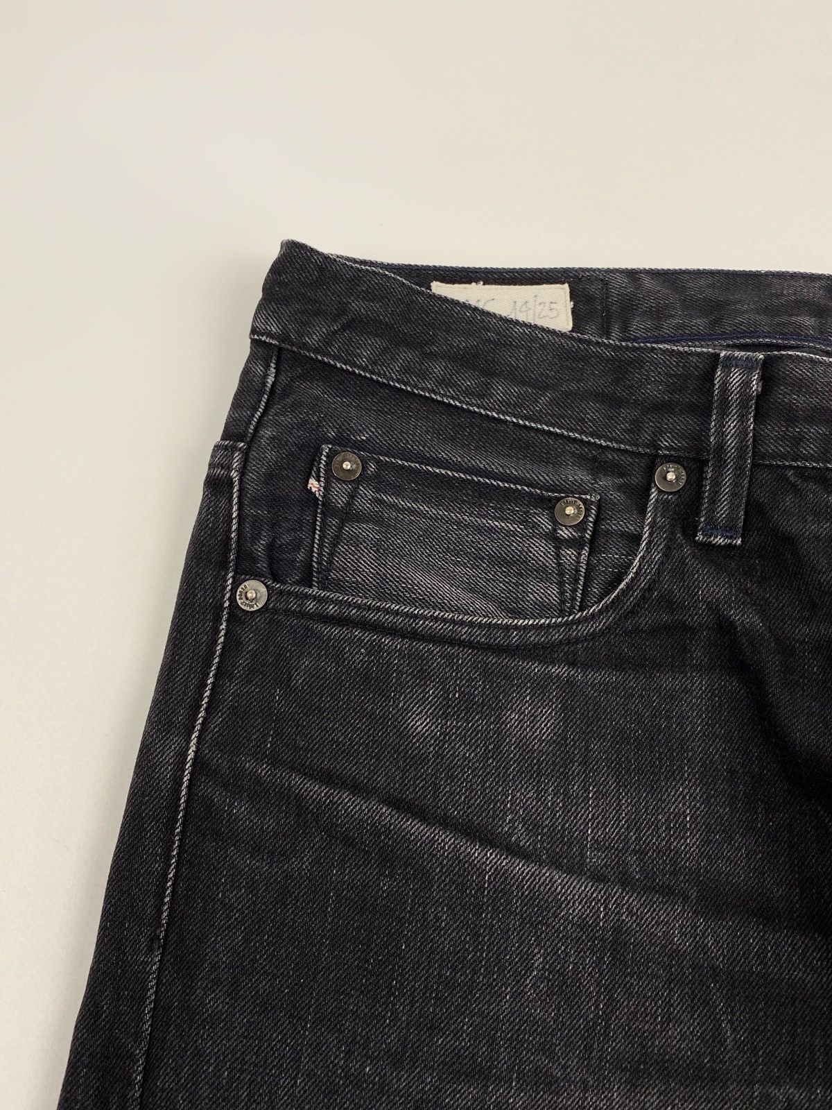 Salvage IMjiT 35020 Manufactus Salvage Washed Black Jeans Size US 33 - 9 Thumbnail