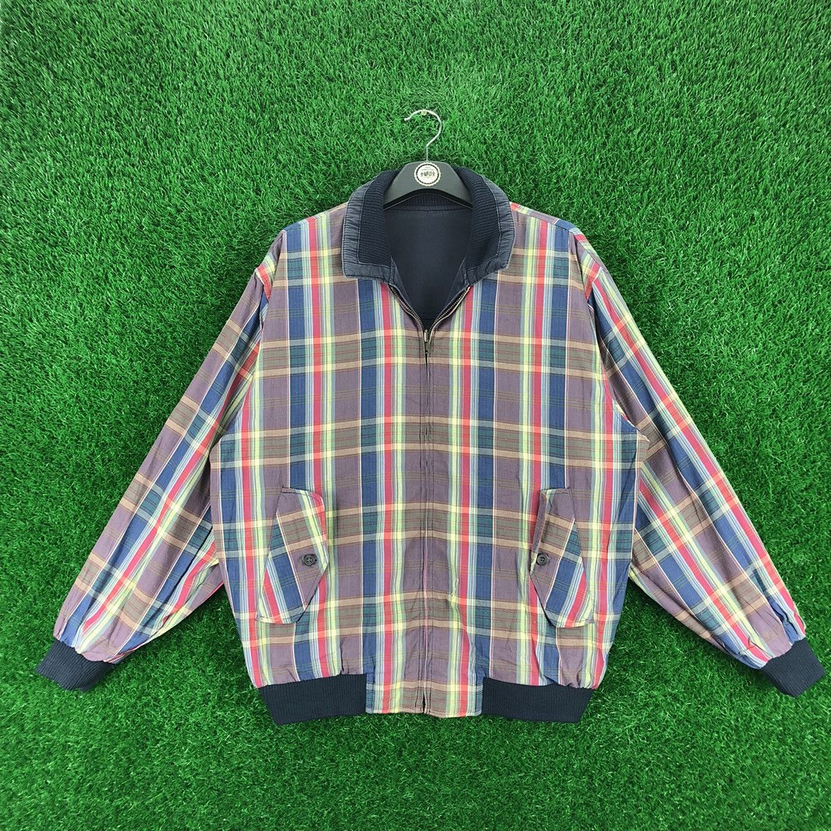 Japanese Brand Vintage 90's Jacket Reversible Workwear style Size US M / EU 48-50 / 2 - 1 Thumbnail