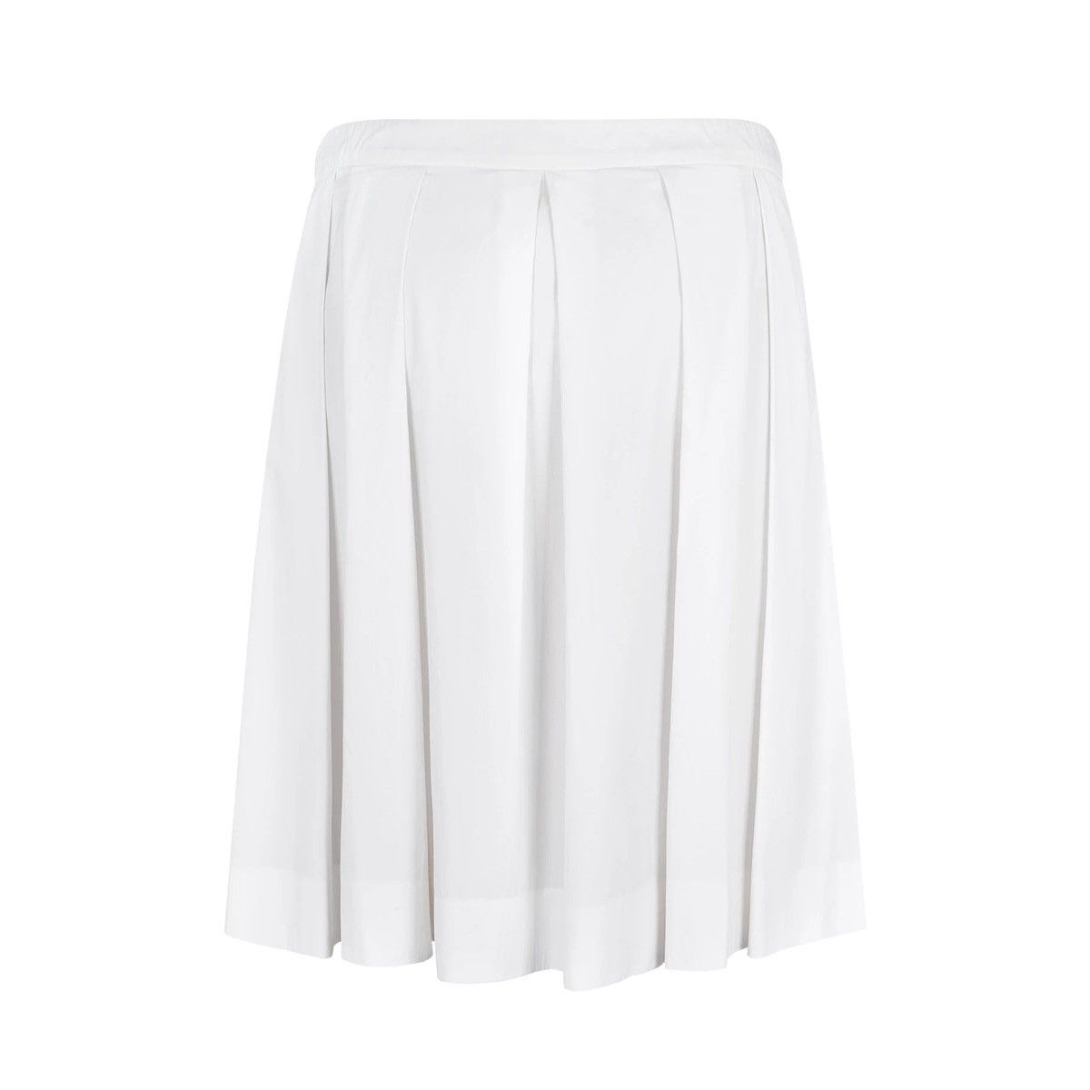Moschino Moschino White Skirt with Sprayed Smiley Face Print Size 32" / US 10 / IT 46 - 2 Thumbnail