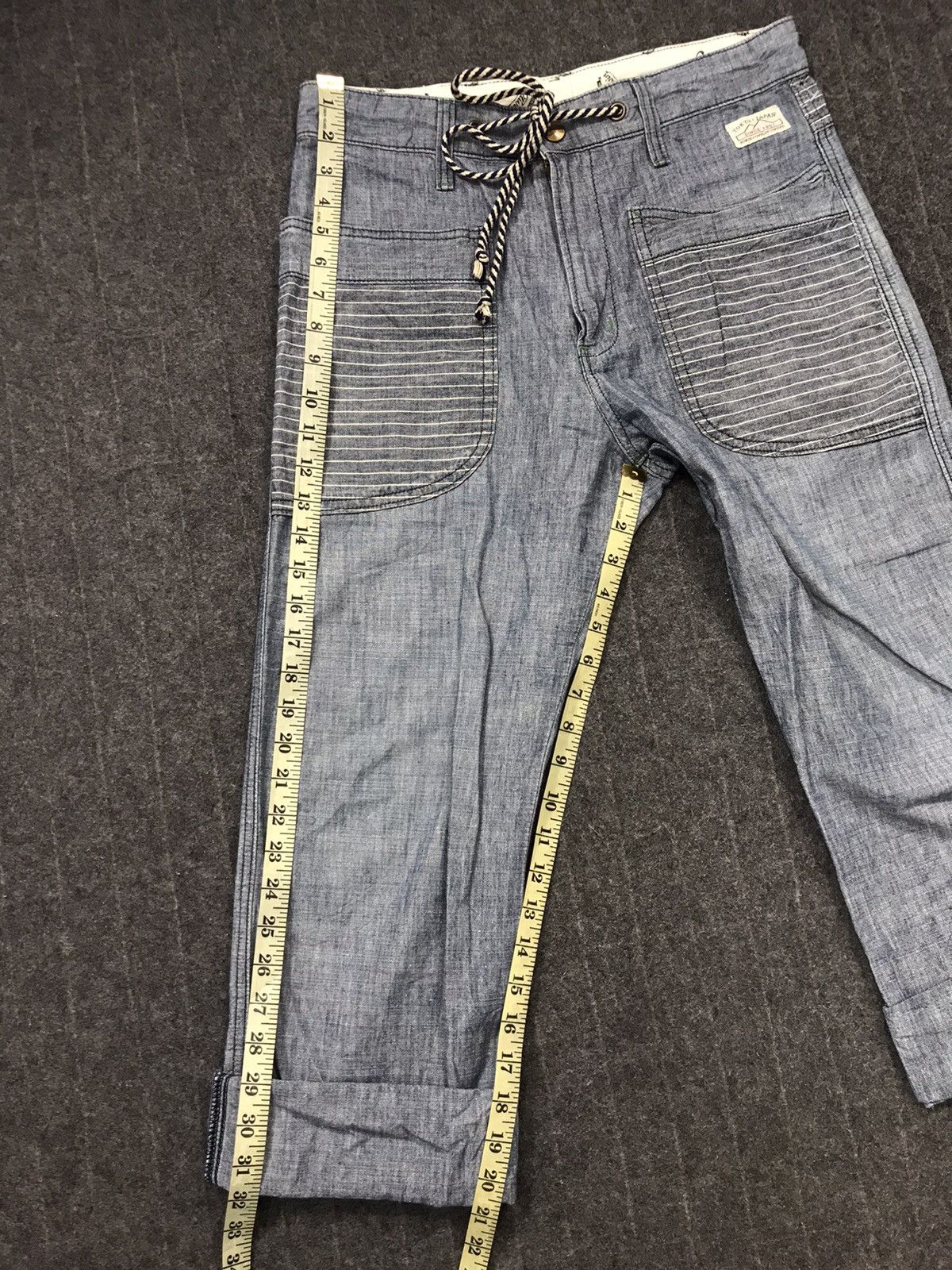 Edwin × Vintage Edwin Tokyo Japan Indigo Denim Short Pants Design Size US 31 - 11 Thumbnail