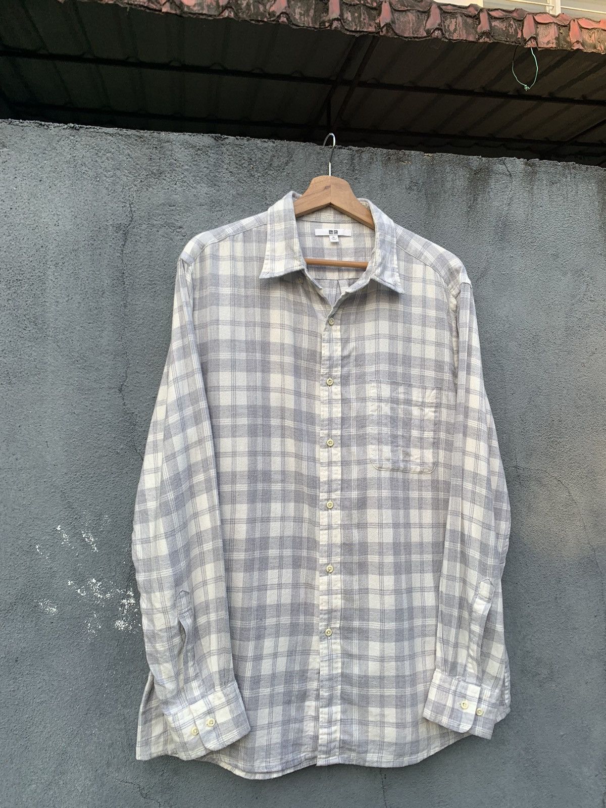 Flannel 👹UNIQLO Beautiful Flannels Shirt Size US XL / EU 56 / 4 - 3 Thumbnail