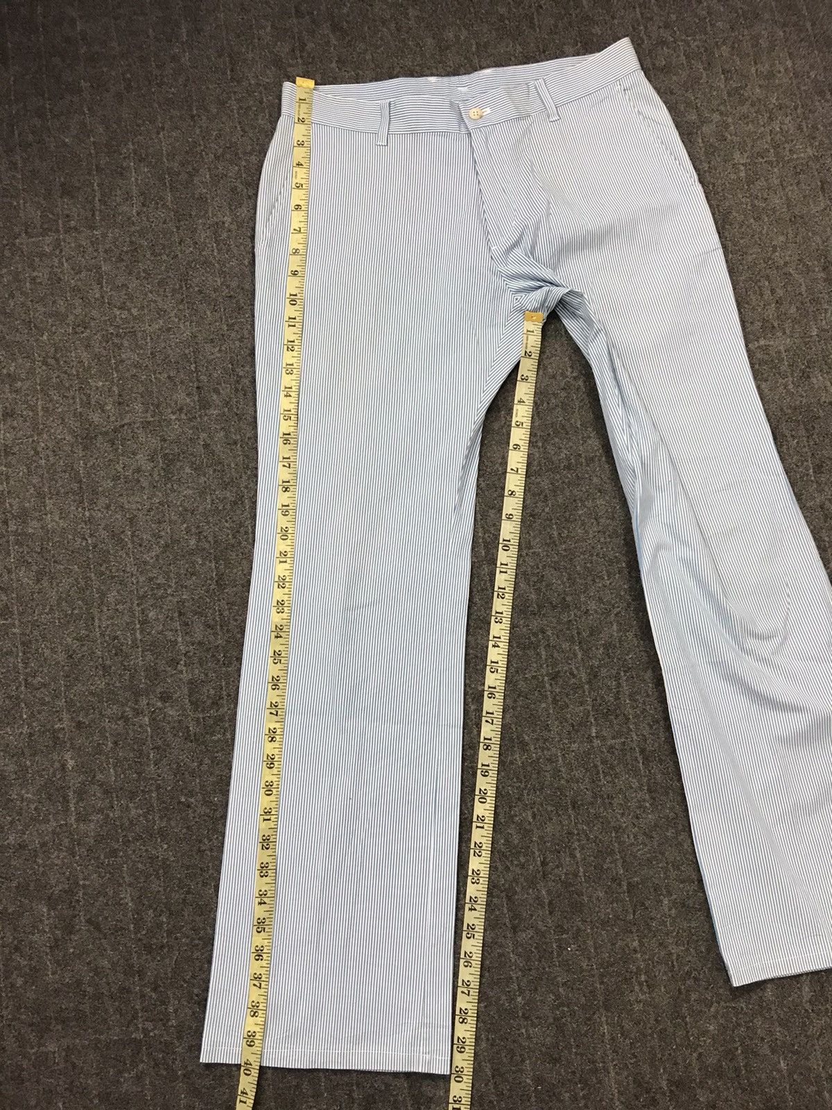 Adidas × Vintage Adidas Striped Tapered Striped Pants Straight Cut Athletic Size US 32 / EU 48 - 12 Thumbnail