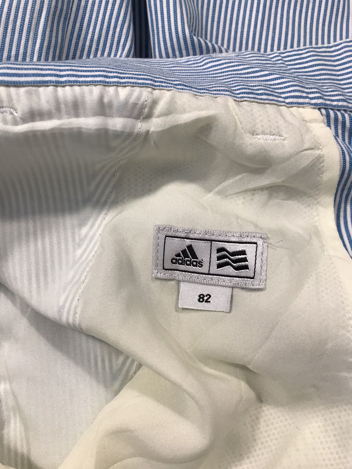 Adidas × Vintage Adidas Striped Tapered Striped Pants Straight Cut Athletic Size US 32 / EU 48 - 8 Thumbnail