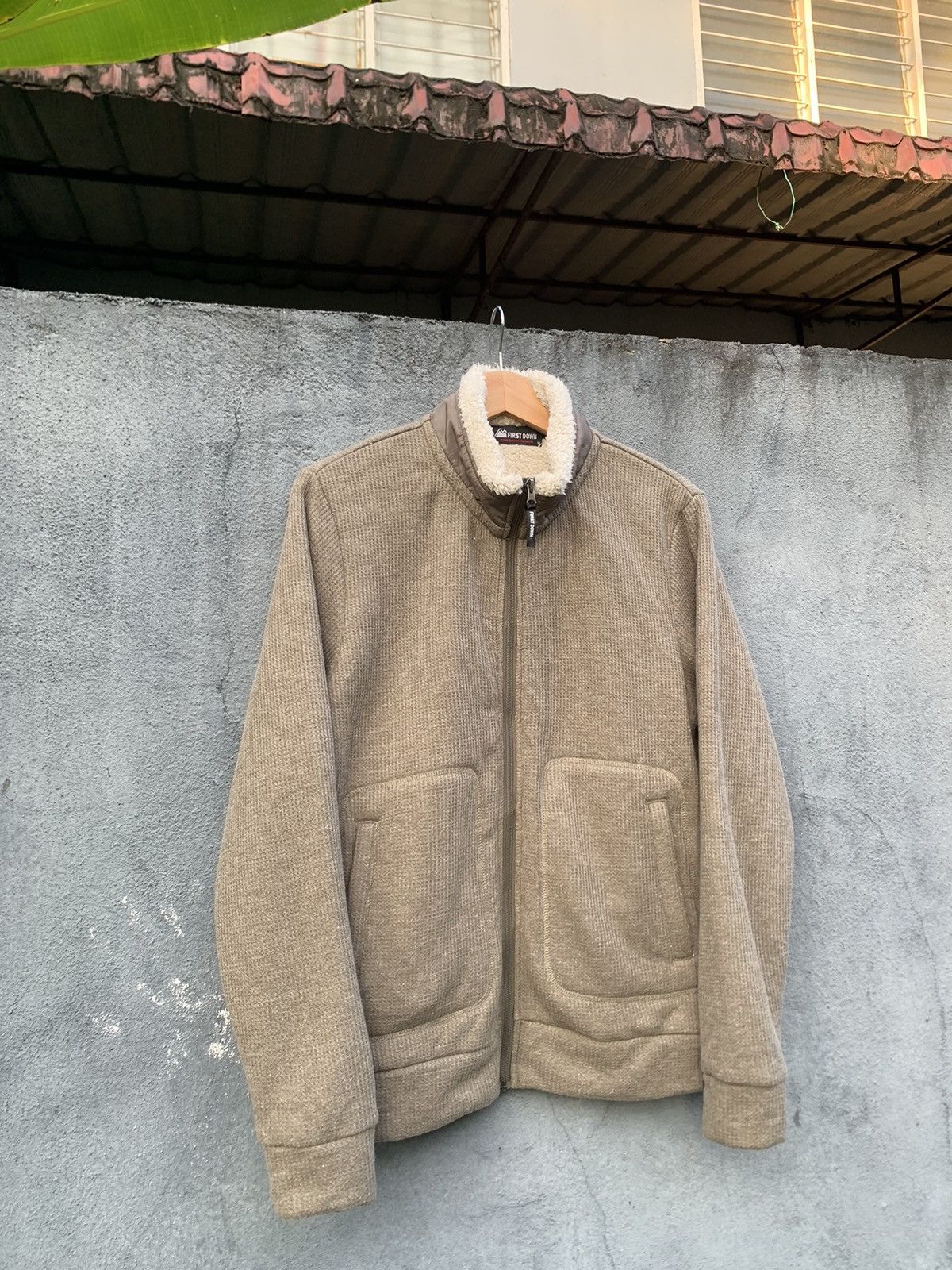 Japanese Brand 👹FIRST DOWN CORDUROY WITH FLEECE LINED JACKET Size US S / EU 44-46 / 1 - 2 Thumbnail