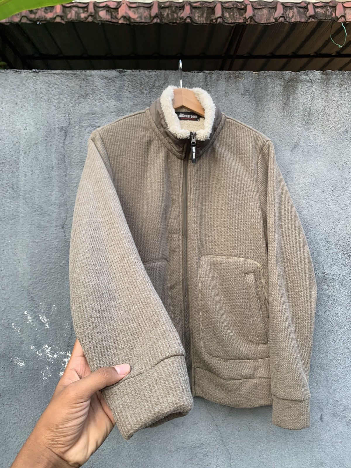Japanese Brand 👹FIRST DOWN CORDUROY WITH FLEECE LINED JACKET Size US S / EU 44-46 / 1 - 5 Thumbnail