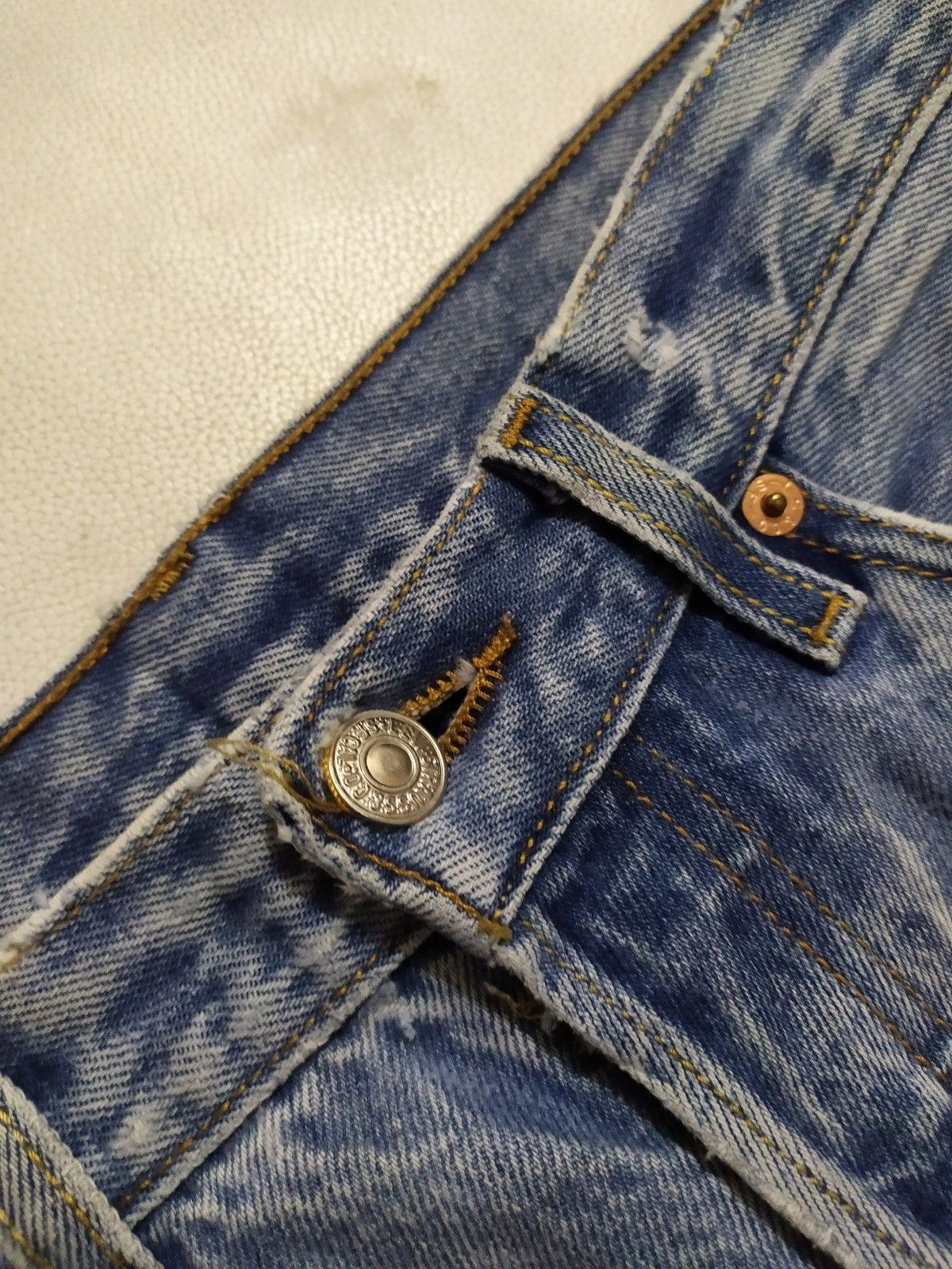 Levi's × Levi's Vintage Clothing × Vintage Vintage Levis 501 Classic Cut Stone Wash Denim Jeans Pants Size US 30 / EU 46 - 10 Thumbnail