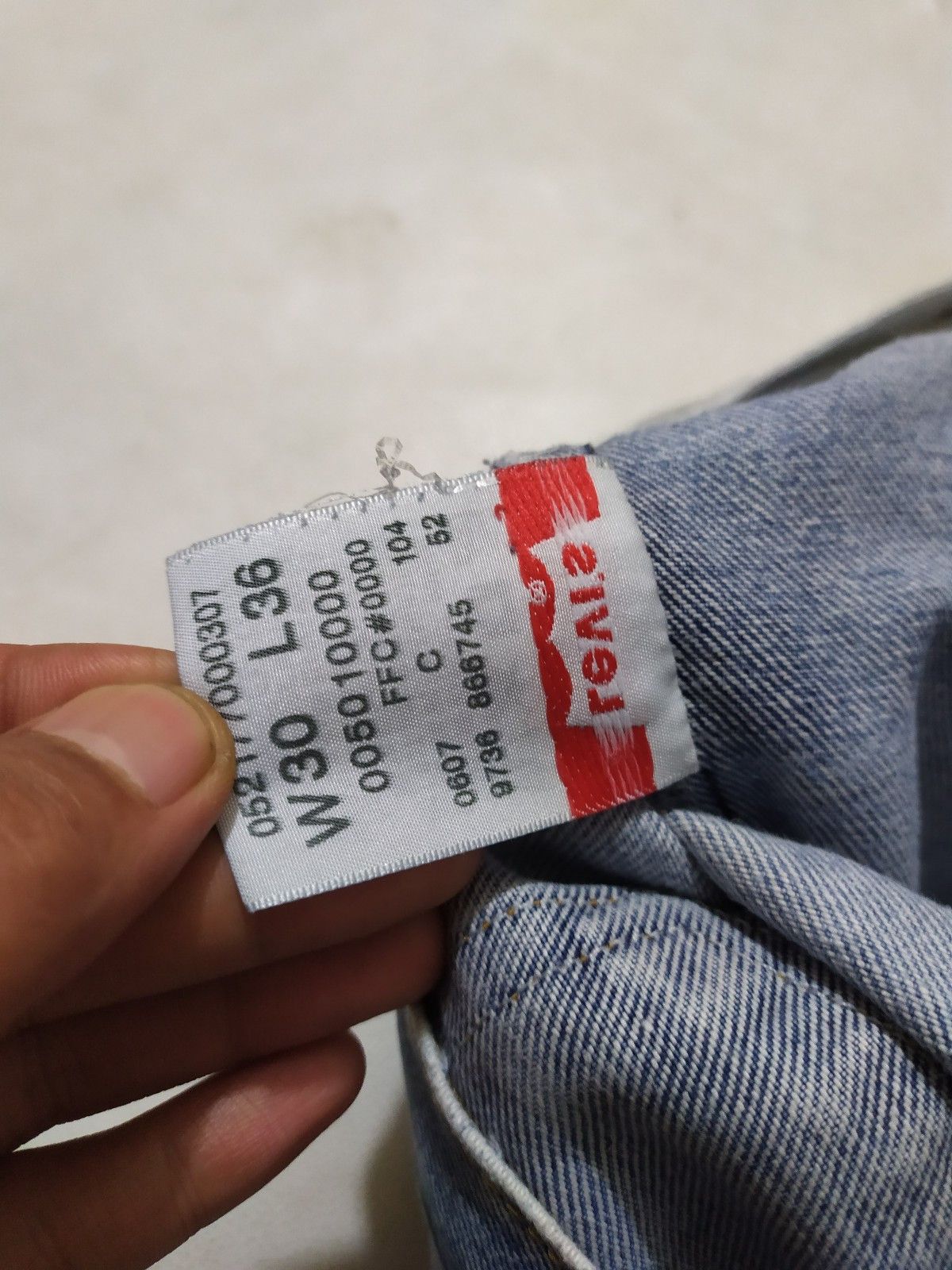 Levi's × Levi's Vintage Clothing × Vintage Vintage Levis 501 Classic Cut Stone Wash Denim Jeans Pants Size US 30 / EU 46 - 14 Thumbnail