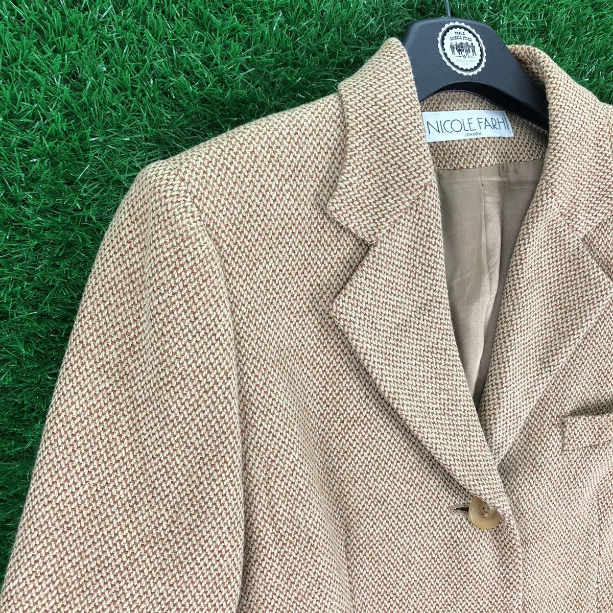 Unknown London Vintage 90's Nicole Farhi London Wool Blazer Coat For women Size S / US 4 / IT 40 - 2 Thumbnail