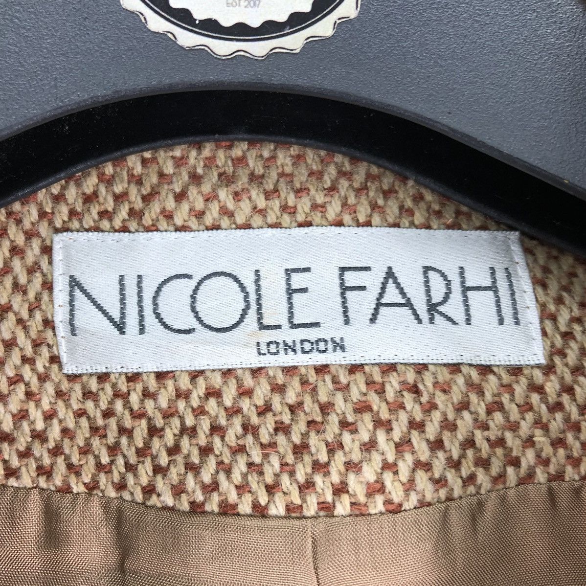 Unknown London Vintage 90's Nicole Farhi London Wool Blazer Coat For women Size S / US 4 / IT 40 - 11 Thumbnail