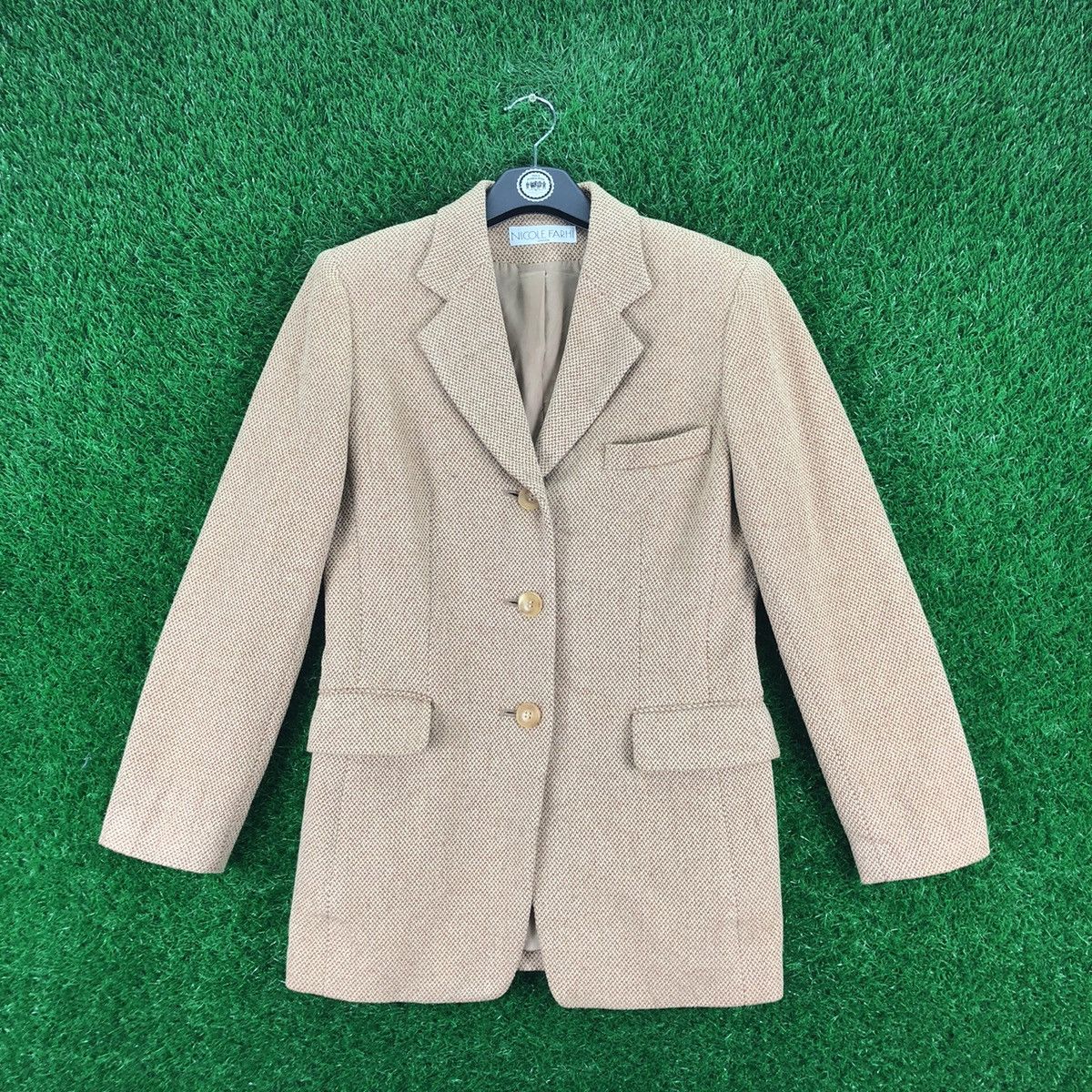 Unknown London Vintage 90's Nicole Farhi London Wool Blazer Coat For women Size S / US 4 / IT 40 - 1 Thumbnail