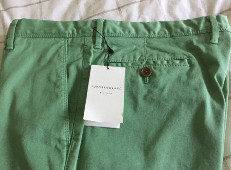 Tomorrowland Men’s Tomorrowland Slim Fit Chino Pants Trouser Sz 48/32 NWT Size US 32 / EU 48 - 2 Thumbnail