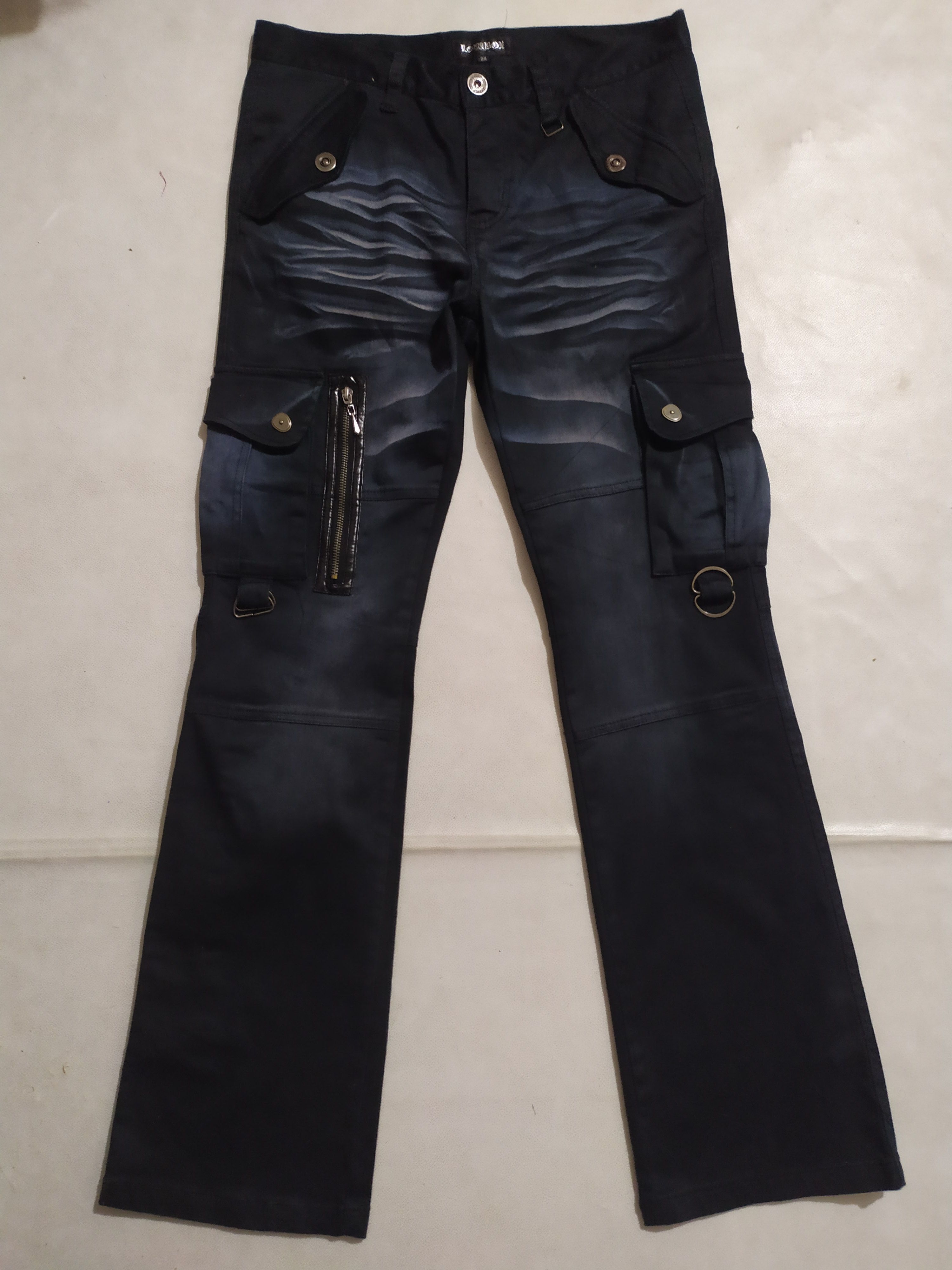Japanese Brand 🔥Lowbox Japan Cargo Multi Pocket Nice Colour Pants Size US 31 - 1 Thumbnail