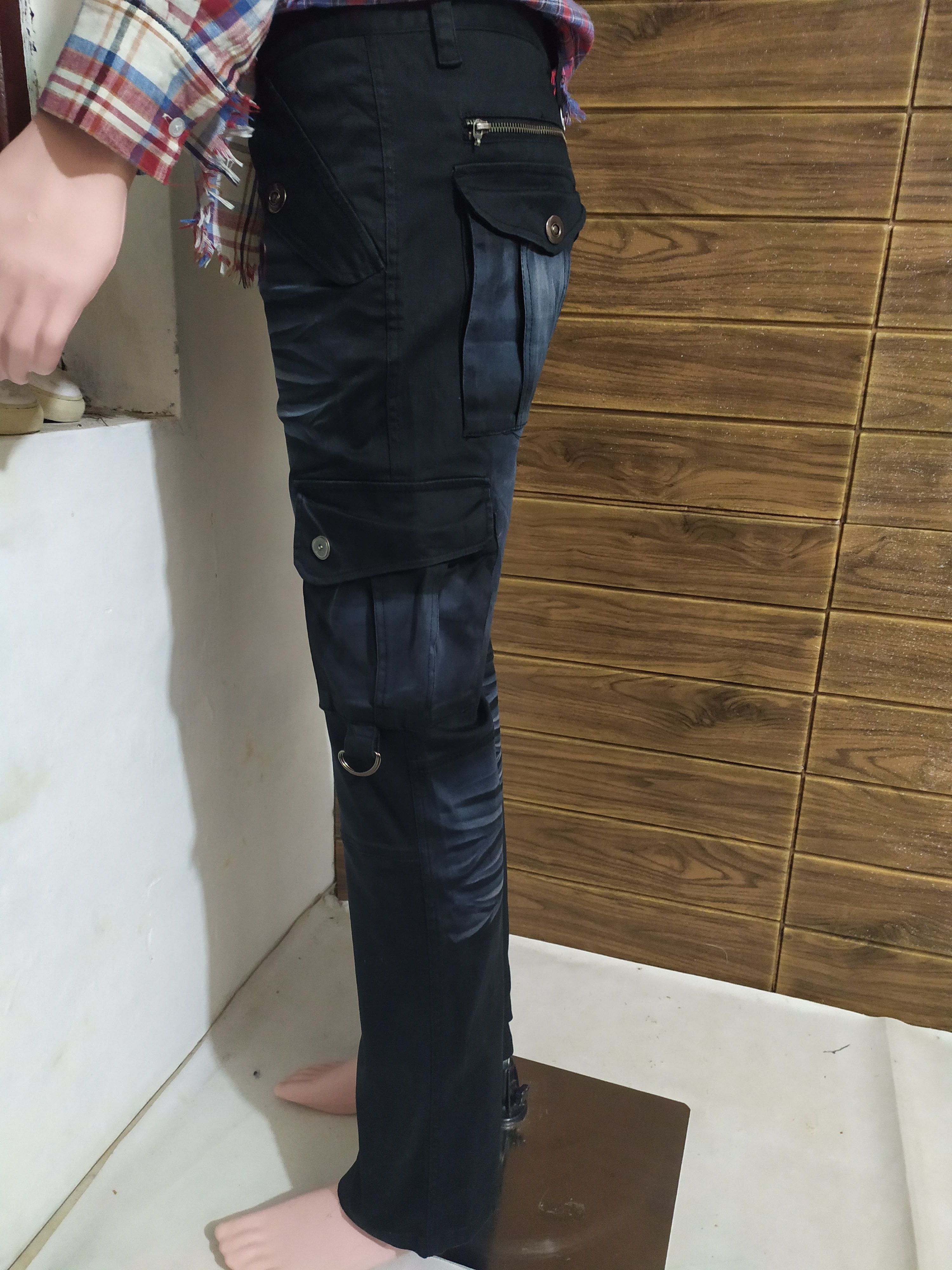 Japanese Brand 🔥Lowbox Japan Cargo Multi Pocket Nice Colour Pants Size US 31 - 15 Thumbnail