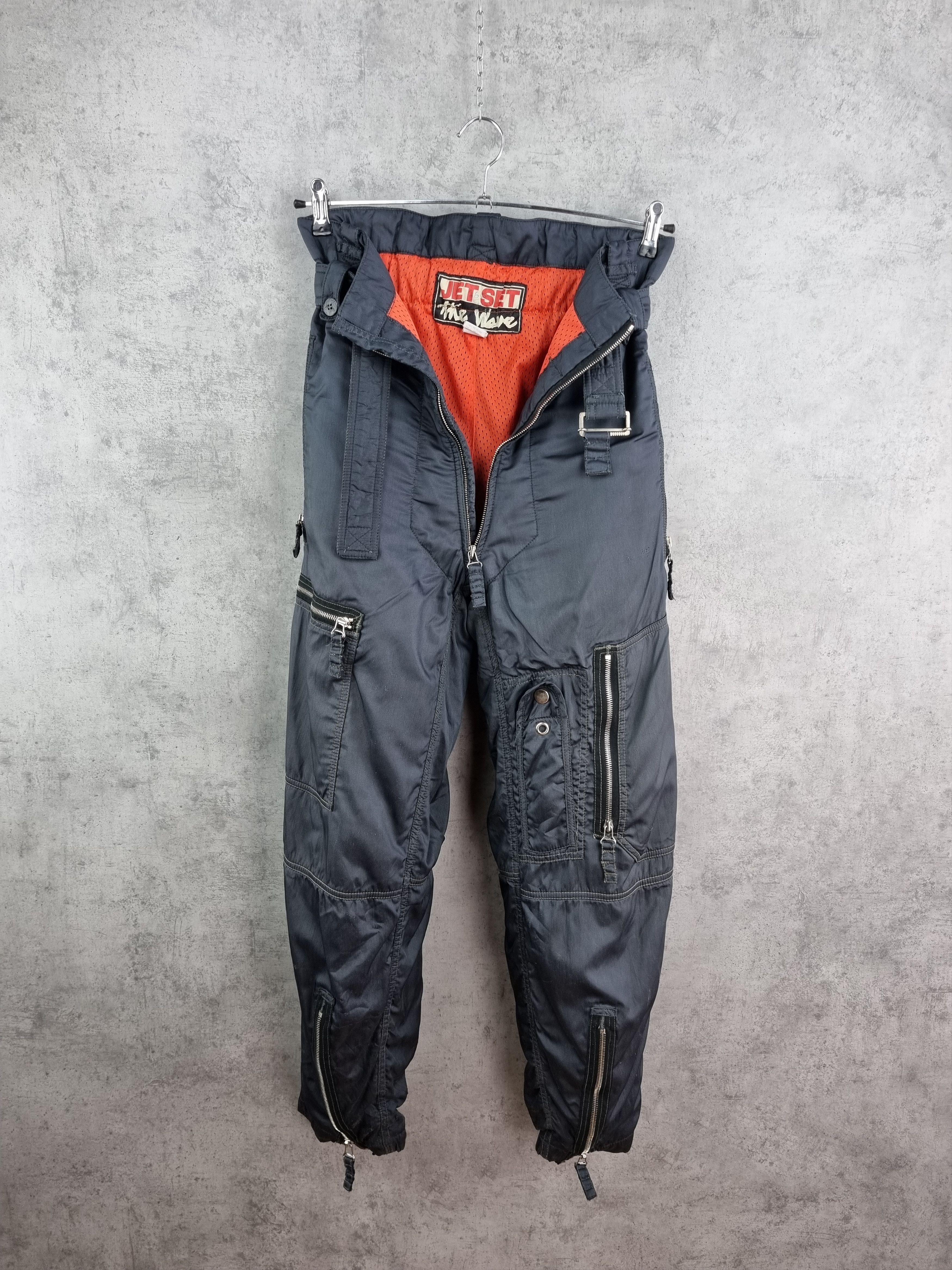 Japanese Brand 90s JET SET Aviator Military Ski Pants RICK OWENS style Size US 30 / EU 46 - 3 Thumbnail
