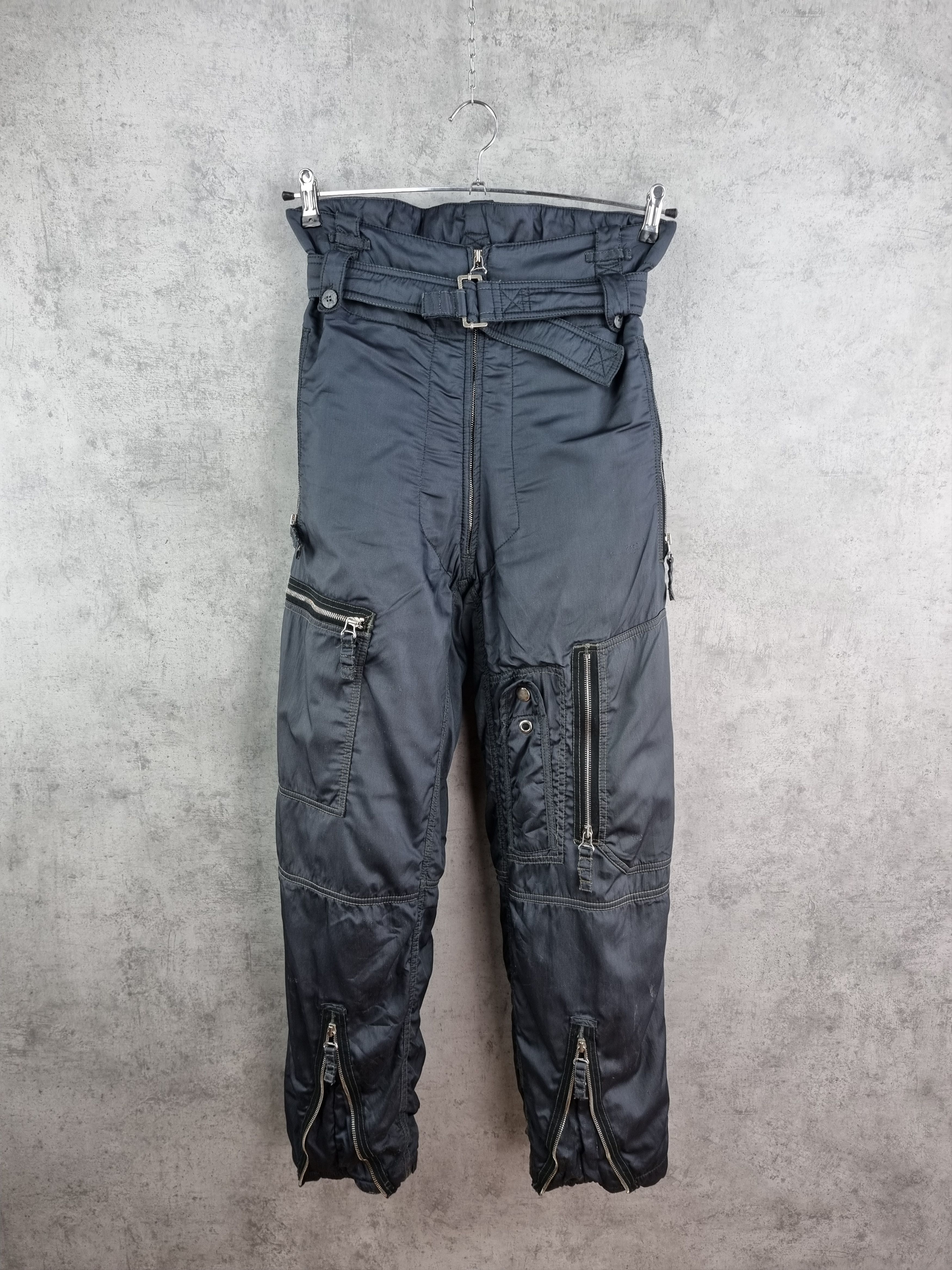 Japanese Brand 90s JET SET Aviator Military Ski Pants RICK OWENS style Size US 30 / EU 46 - 18 Thumbnail